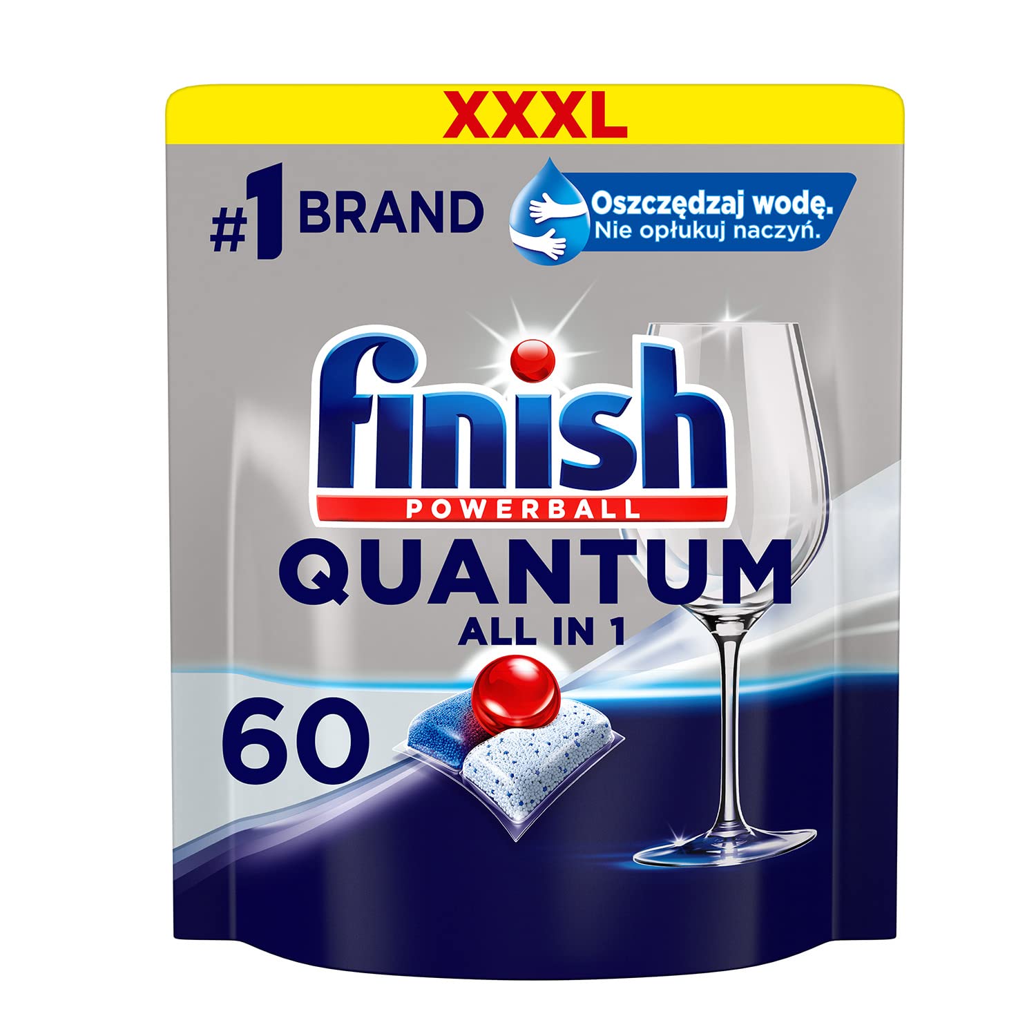 تبلت‌های دستشویی قدرتی Finish Powerball Quantum Active 69 عدد اصلی