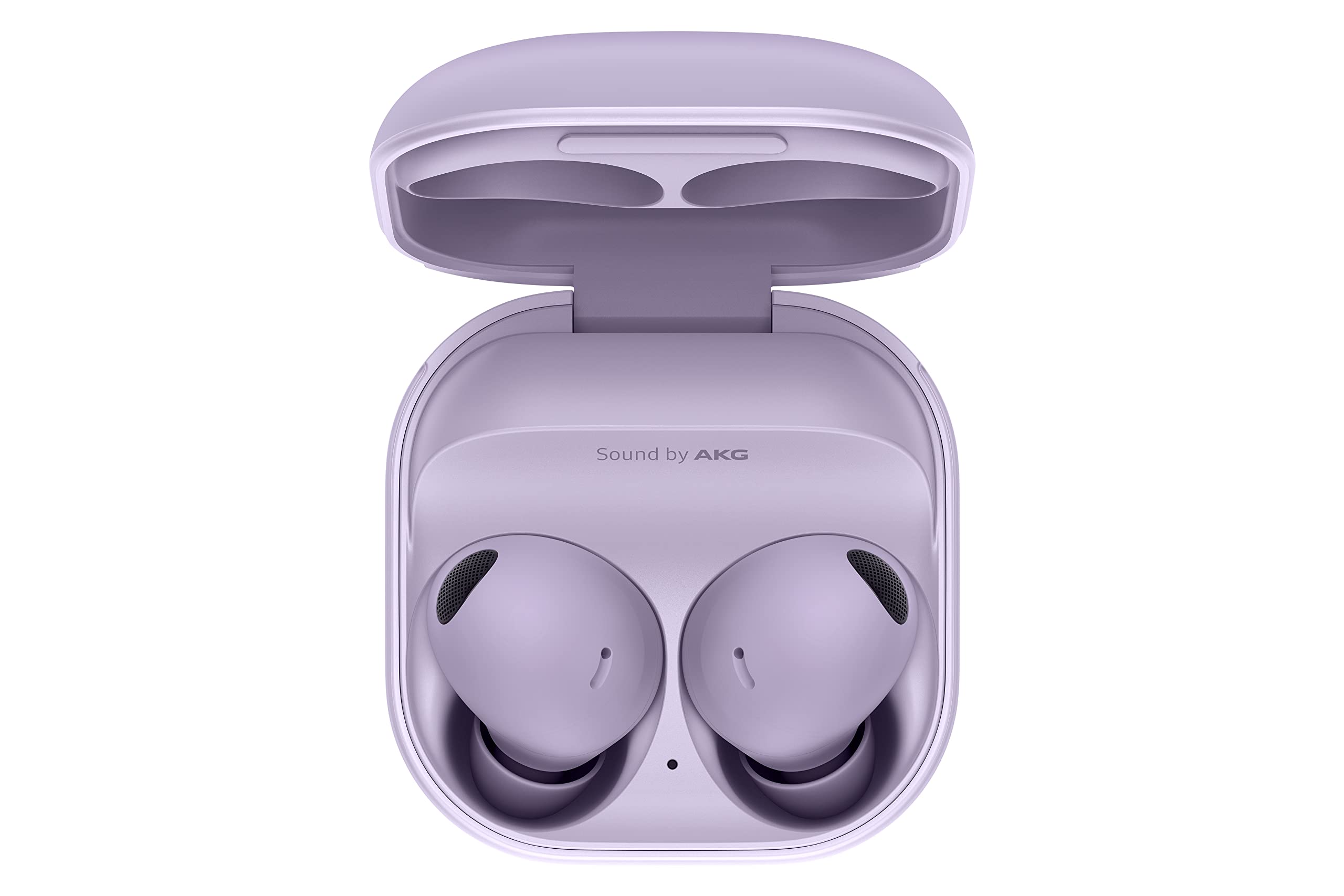 سامسونگ Galaxy Buds 2 Pro هدفون بلوتوث بی‌سیم واقعی با قابلیت لغو نویز، صدای Hi-Fi، صدای 360 درجه، سازگاری با گوش، صدای HD، حالت گفتگو، مقاوم در برابر آب با استاندارد IPX7، بنفش براق Buds2 Pro فقط