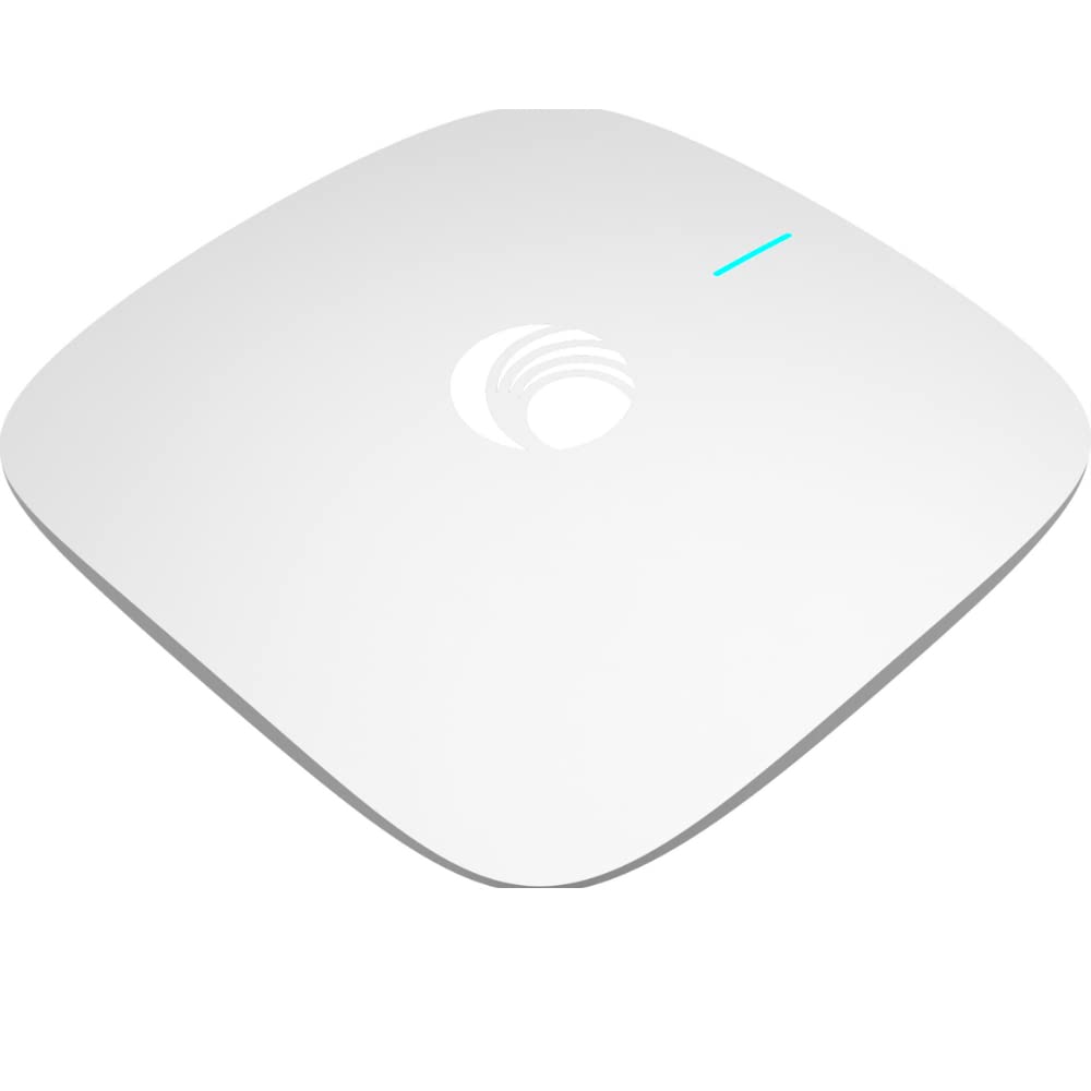 Cambium Networks cnPilot e410 Wi-Fi 5 Indoor Commercial Wireless Access Point (WAP) - US - Powered by PoE - Enhanced Roaming up to 1000 Devices - 2x2 (FCC) - PL-E410X00B-US Single Pack US