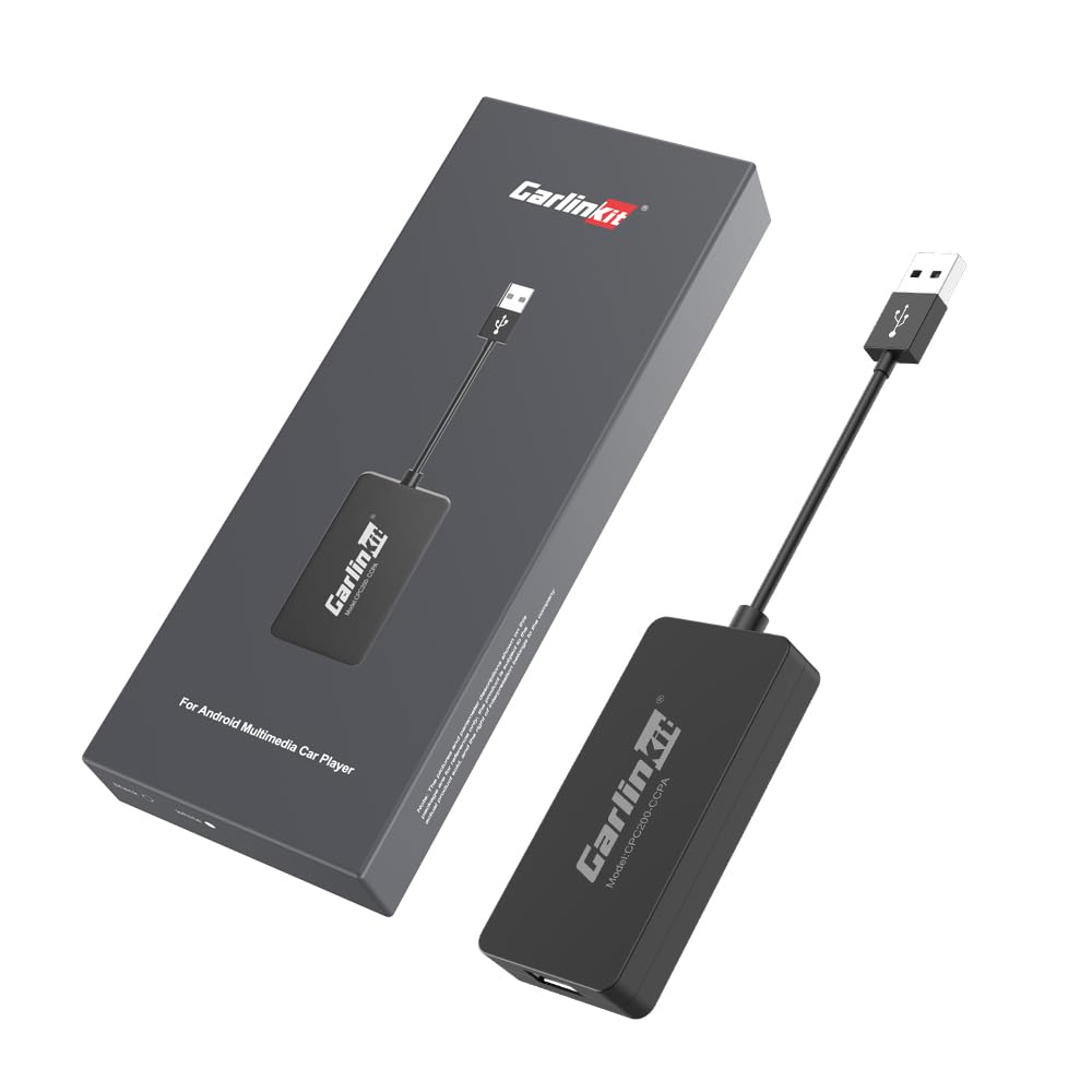 آداپتور Carlinkit برای دستگاه سرگرمی اندروید پس از بازار- دانگل 2 در 1 CCPA CarPlay و Android Auto- پشتیبانی از Mirrorlink / کنترل صوتی / کنترل فرمان- فقط مناسب برای رادیو اندرویدی پس از بازار برای استریو اتومبیلی CarPlay + اندروید اتو