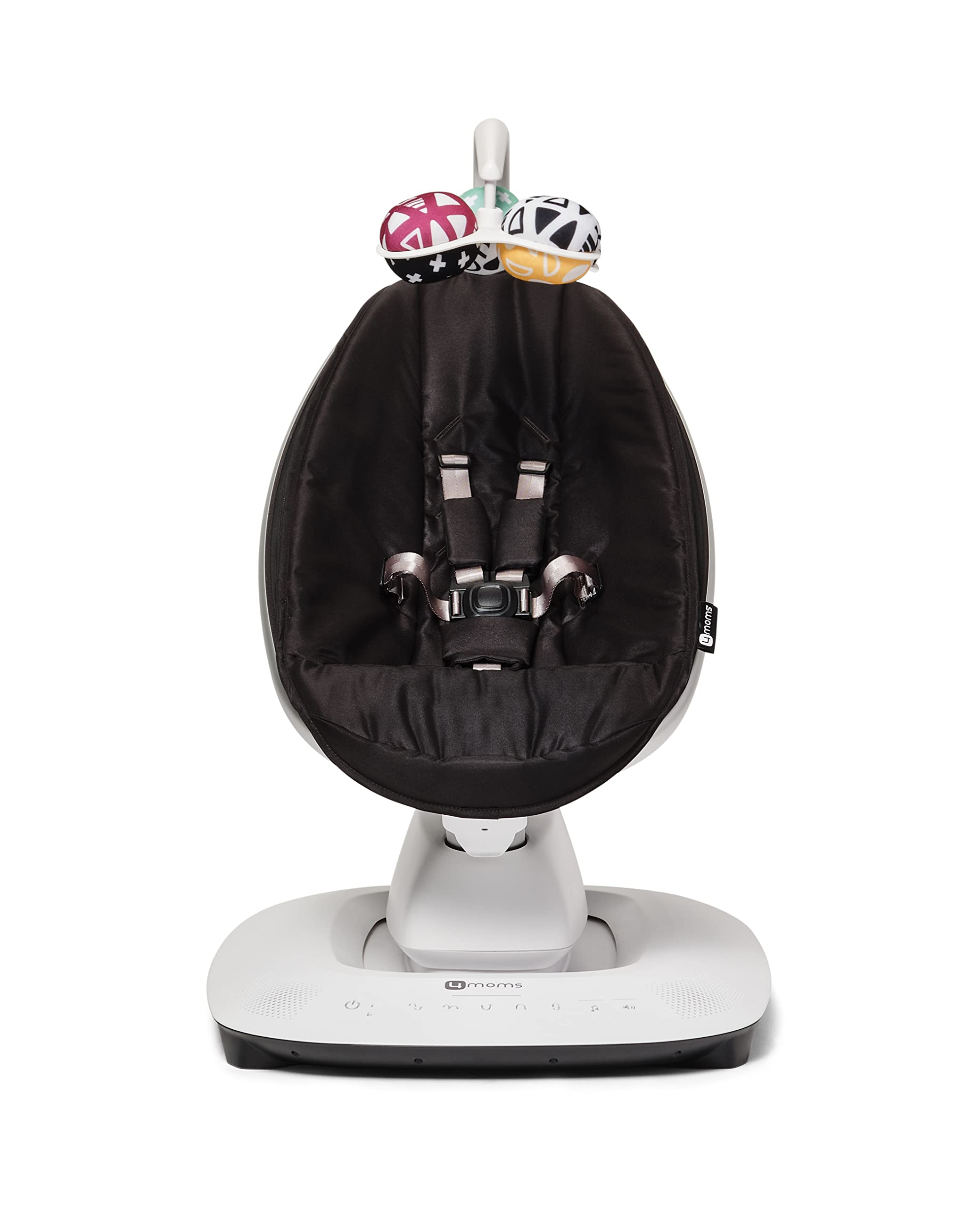 تخت نوزاد چندحرکته 4moms MamaRoo، تخت نوزاد بلوتوثی با 5 حرکت منحصر به فرد، مشکی