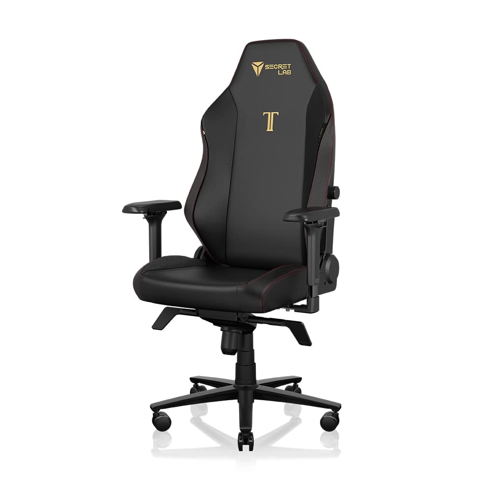 صندلی بازی Secretlab Titan Evo Stealth - قابل تنظیم - صندلی رایانه ای ارگونومیک و راحت با دستگاه های پشتیبانی بازدارنده 4D - بالش سر مغناطیسی و پشتیبانی کمری 4 جهته - XL - مشکی - چرم صنعتی ایکس لارج استلت.