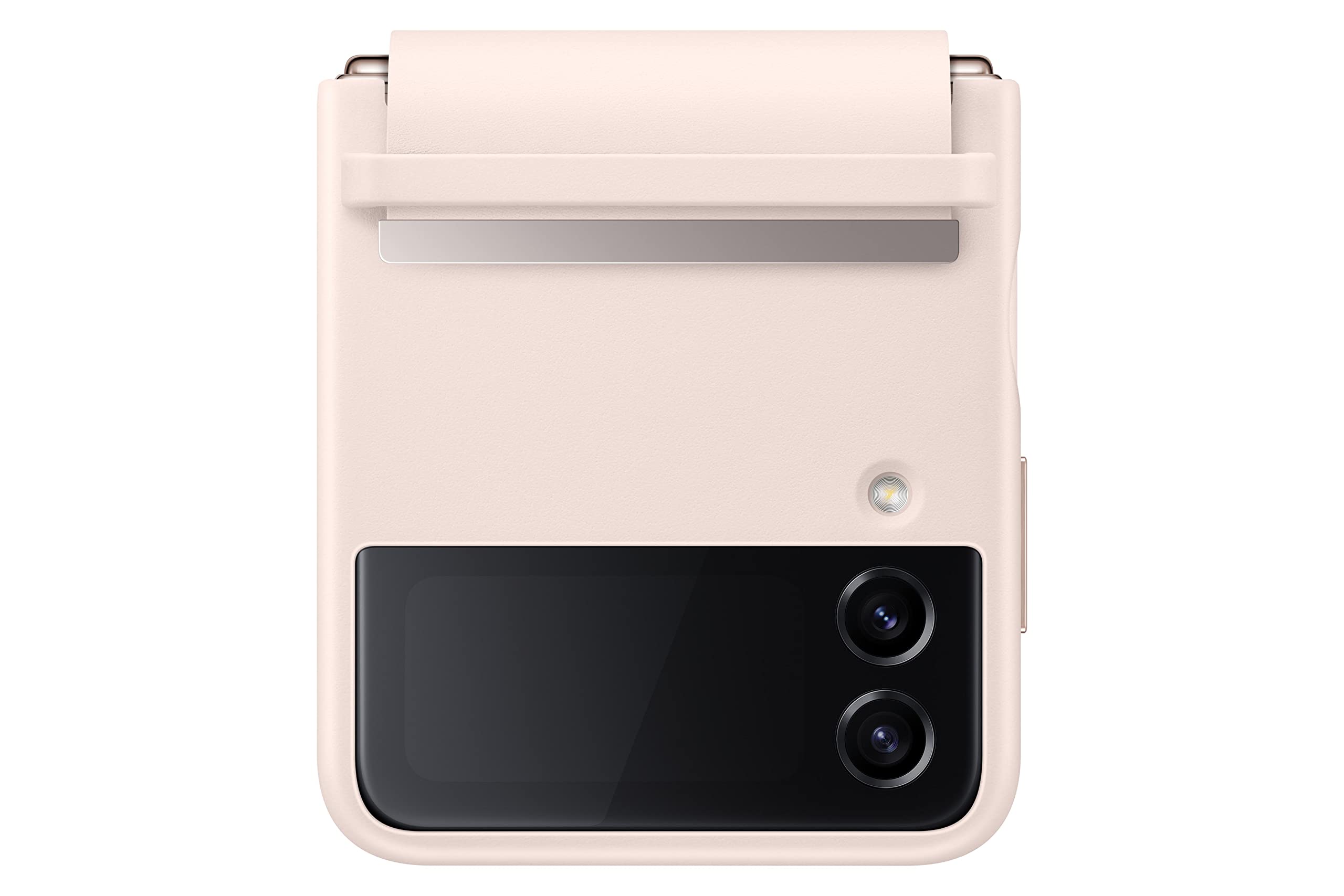 کاور چرمی فلپ SAMSUNG Galaxy Z Flip4، محافظ، مورد لوکس و پریمیوم گوشی با طراحی استایل نازک، نسخه US، چرم شفاف