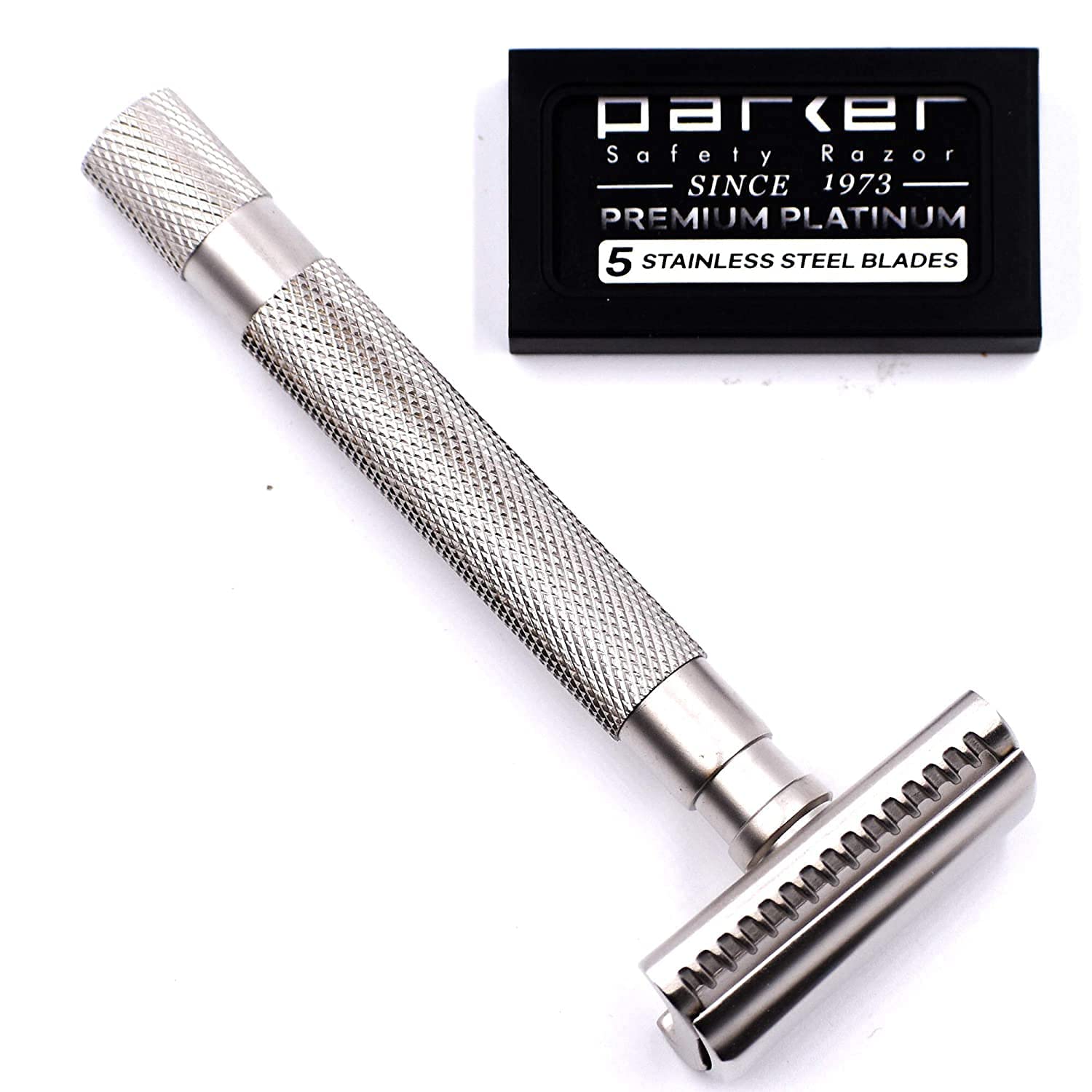 صابون دو لبه ای ایمنی با ظاهر مات الکتروپلیت شده Parker Semi-Slant