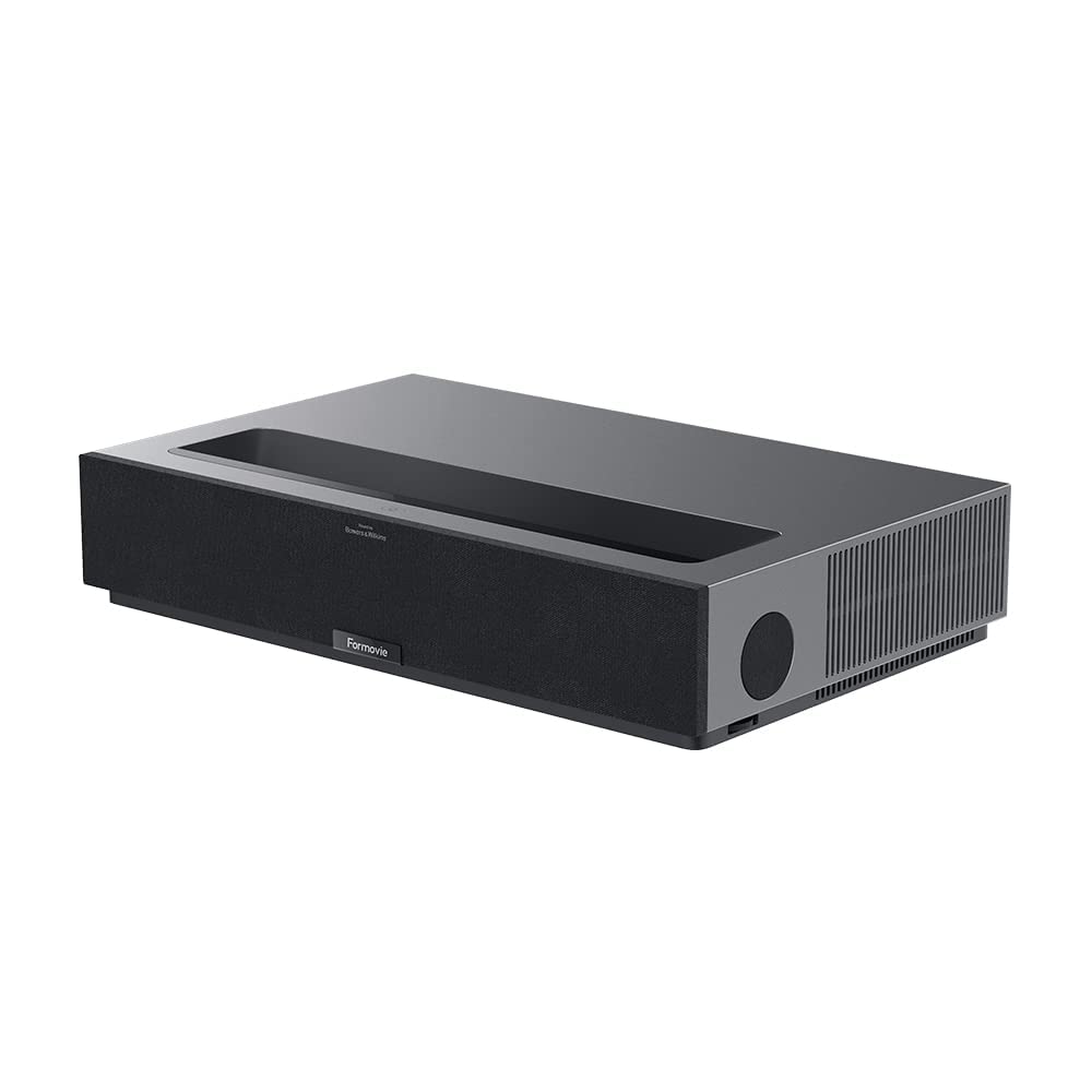تئاتر فیلم: پروژکتور لیزری سه رنگ Ultimate 4K UHD ALPD® 4.0 RGB + ، پخش 150 اینچ ، 2800 لومن ANSI Dolby Atmos ؛ Certified AndroidTV 11.0؛ کنترل صوتی از راه دور Google Assistant Formovie-Theater (فقط پروژکتور)