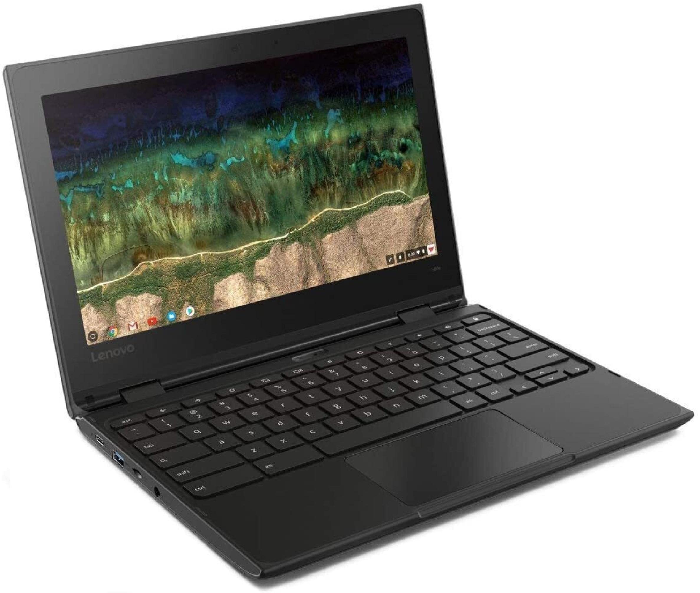لپ تاپ Lenovo 500e Chromebook 2-in-1 ، 11.6 اینچ HD تاچ ، Intel Celeron N3450 ، 4 گیگابایت رم ، درایو 32 گیگابایت eMMC ، وبکم ، سیستم عامل کروم بدون قلم (تجدید نظر شده) (بدون قلم)