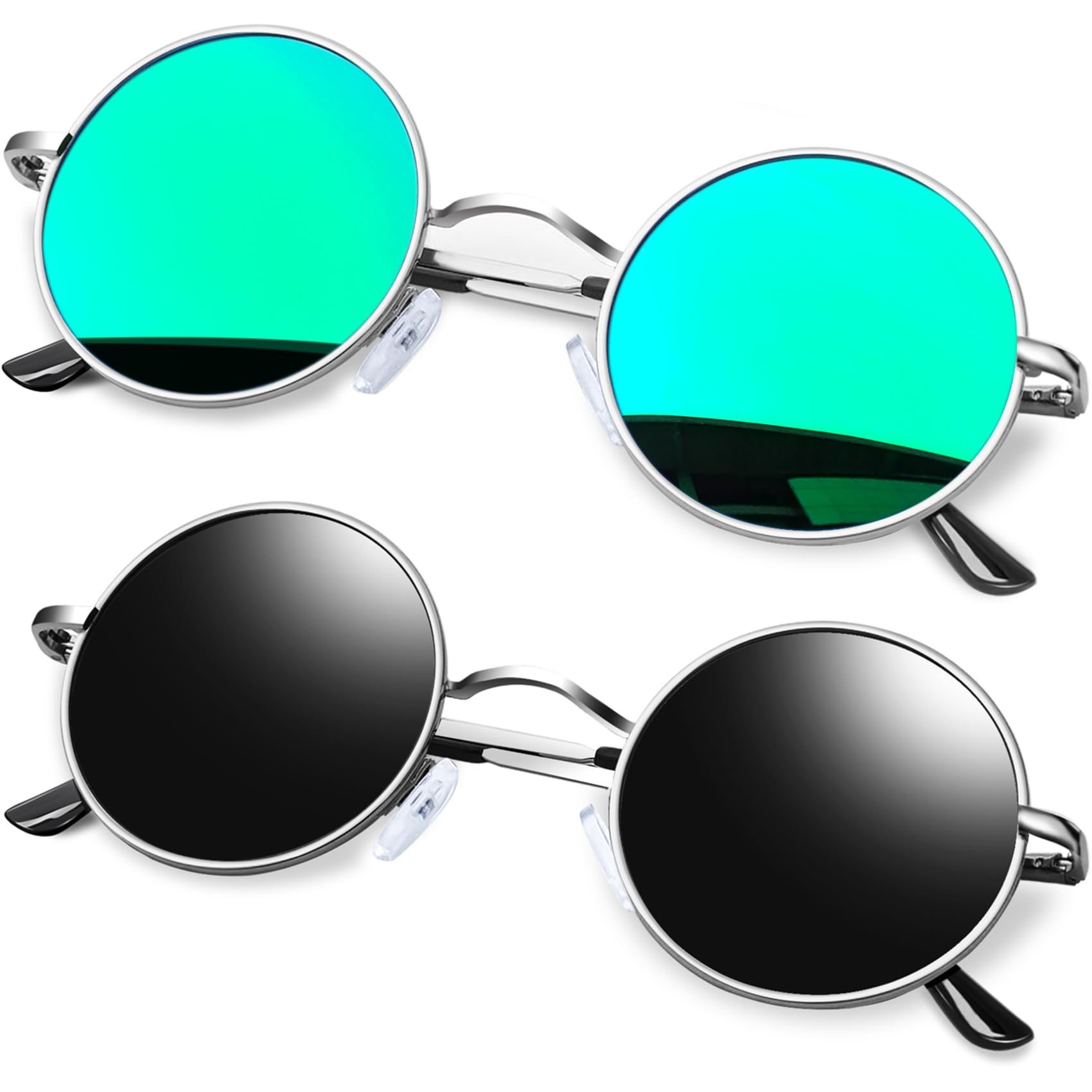 عینک‌های جلوگیری از نور آبی Photochromic KANASTAL برای مردان و زنان، عینک خواندن مربع فوق سبک تلویزیون کامپیوتر PC ضد خستگی چشم و عینک بازی گریزان‌ساز زیبا-سبز
