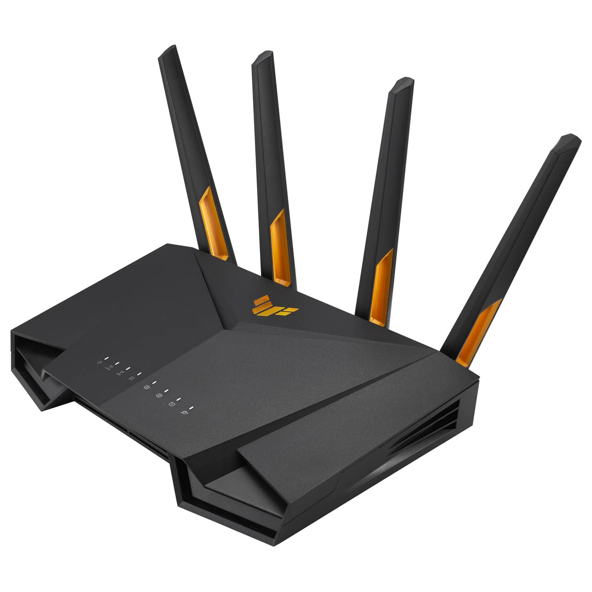 مسیریاب بی‌سیم ASUS TUF Gaming AX3000 V2 با اترنت گیگابیت دوباند (2.4 گیگاهرتز و 5 گیگاهرتز) رنگ‌های مشکی و نارنجی