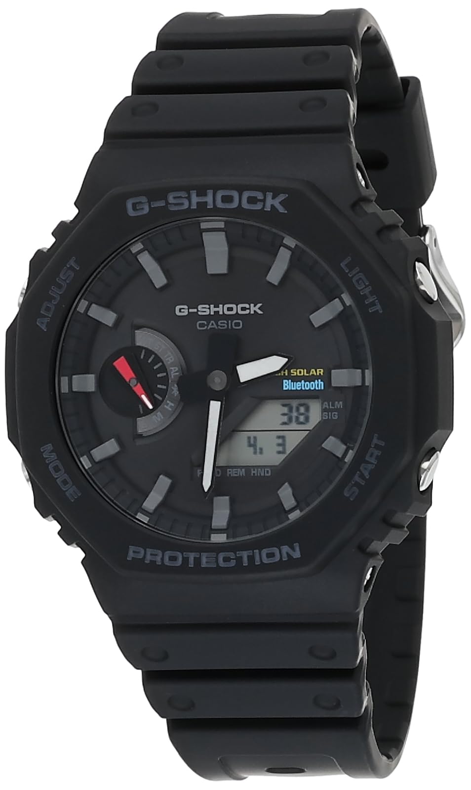 ساعت دیجیتال-آنالوگ جهانی Casio G-Shock رنگ خاکستری سیاه