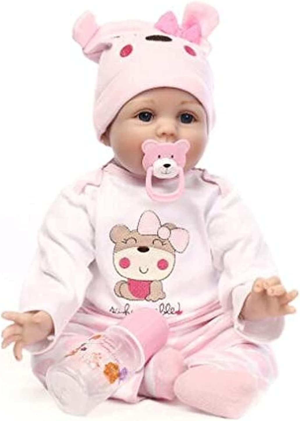Nano Classic 18" Reborn Baby boy Doll گنجه وینیل نرم بدن پنبه‌ای سریلیکون سر، دست و پا عروسک نوزاد قوطی دختر عروسک بازی هدیه عروسک