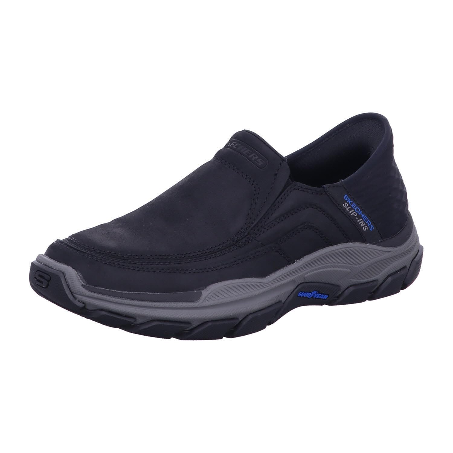 کتانی مردانه Skechers مدل SLIP-INS RF RESPECTED - ELGIN، سایز 39.5 (EU)، رنگ مشکی