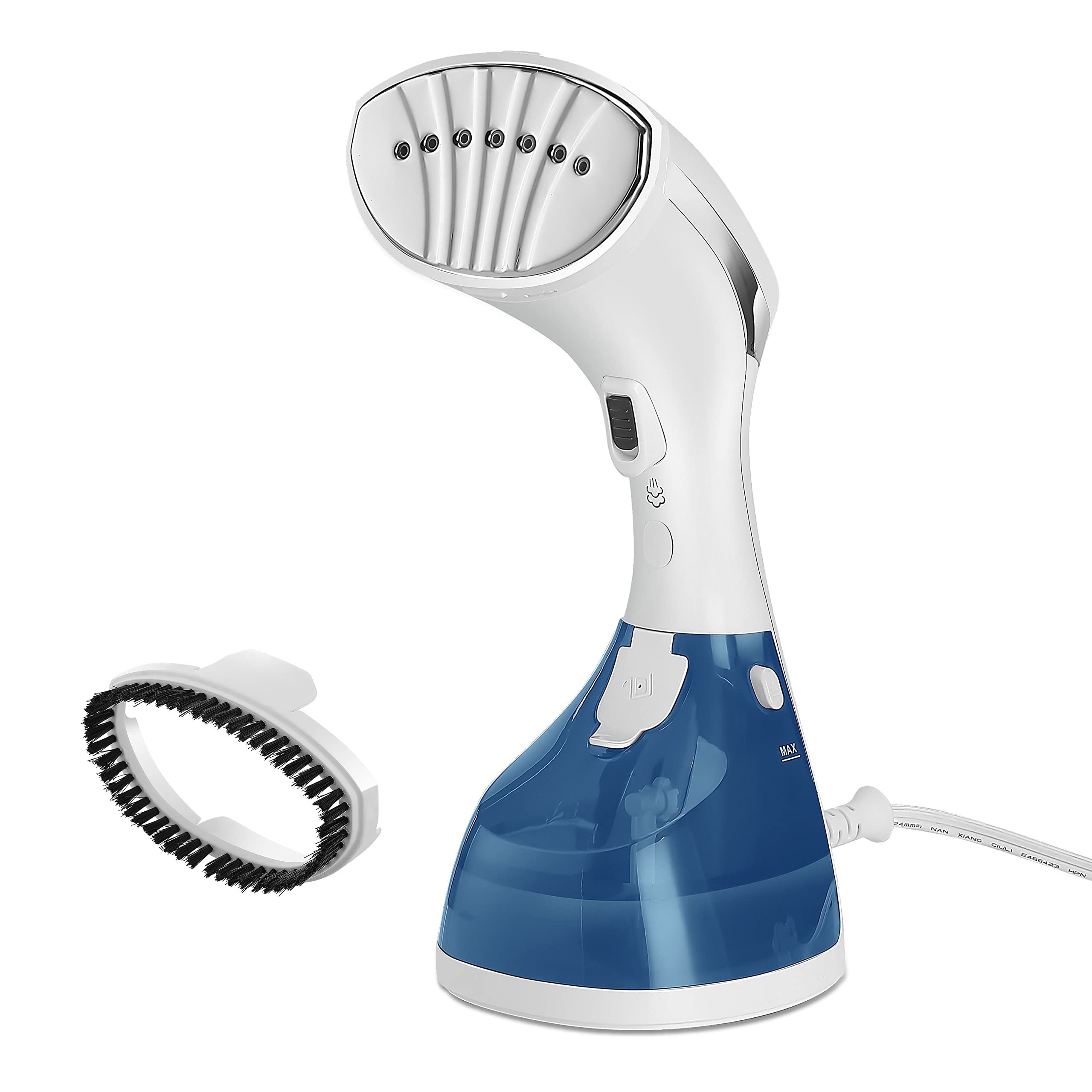 بخاری دستی Sunbeam Power Steam ، حرفه ای ، سفید / آبی