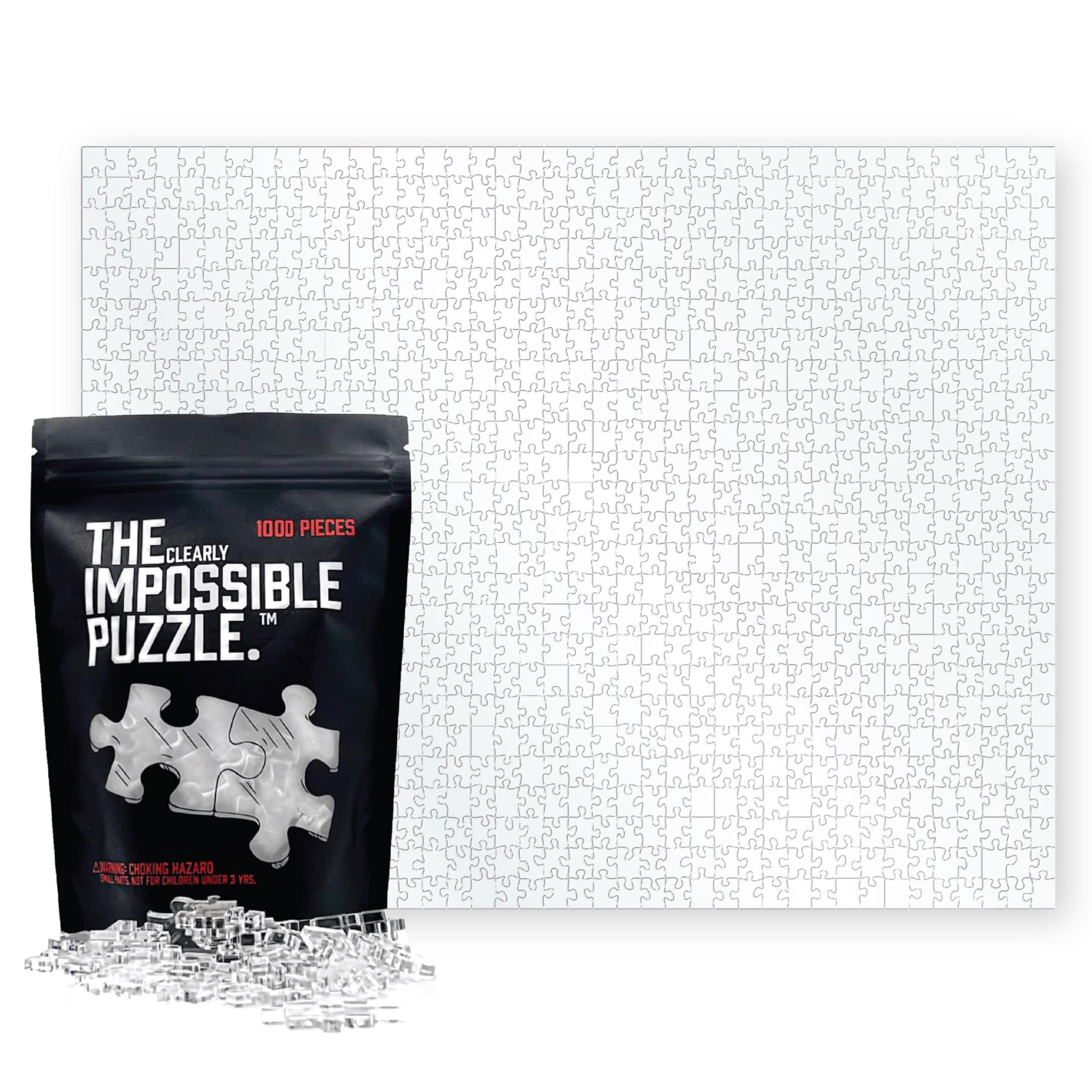 معمای Clearly Impossible Puzzle با قطعه‌های 100، 200، 500، 1000 پارچه، یک پازل سخت برای بزرگسالان، پازلی جذاب و دشوار با قطعه‌های واضح - یک پازل سخت و خنده‌دار برای بزرگسالان (1000 پارچه)