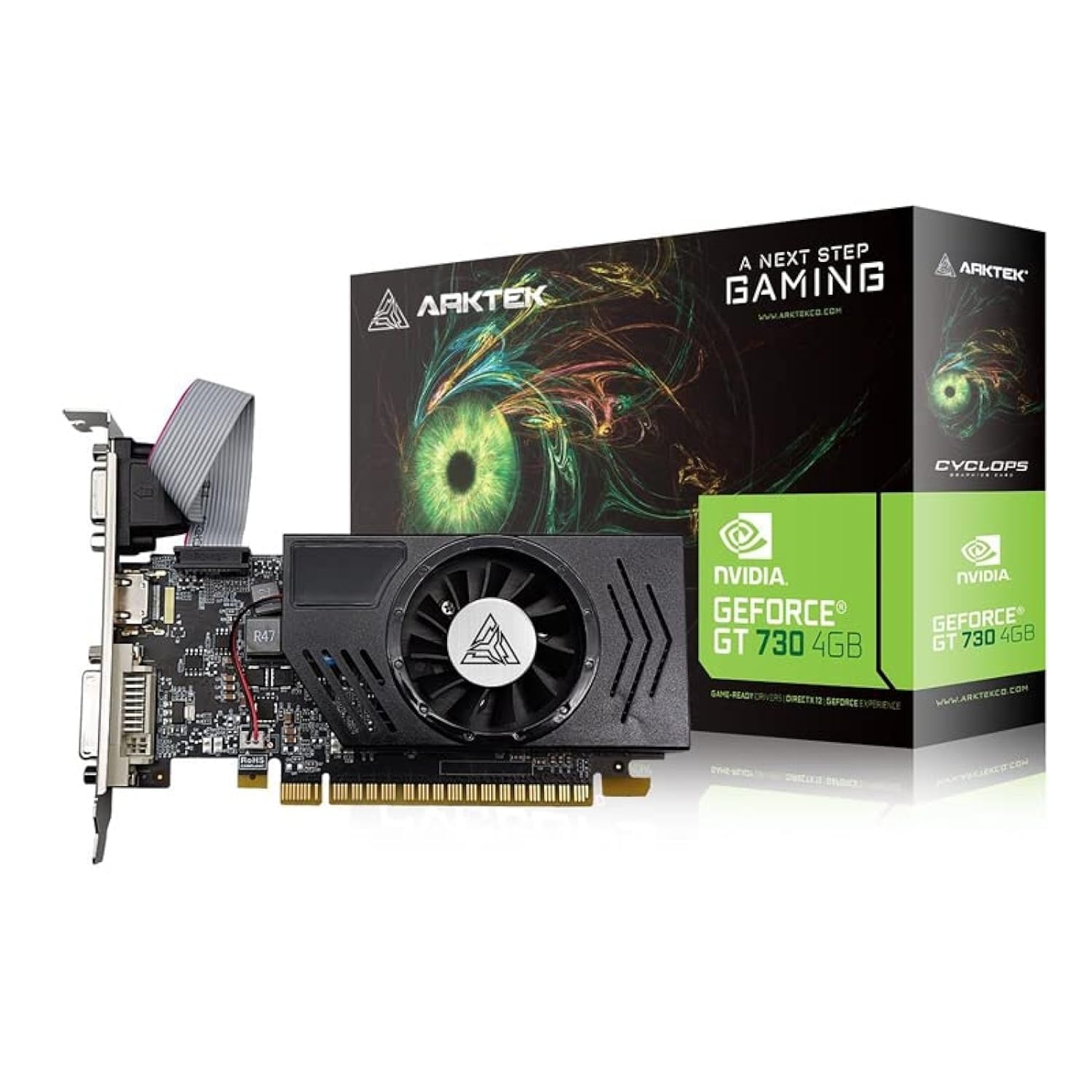 کارت گرافیک Nvidia GeForce GT730 4 گیگابایتی ARKTEK 128 بیت
