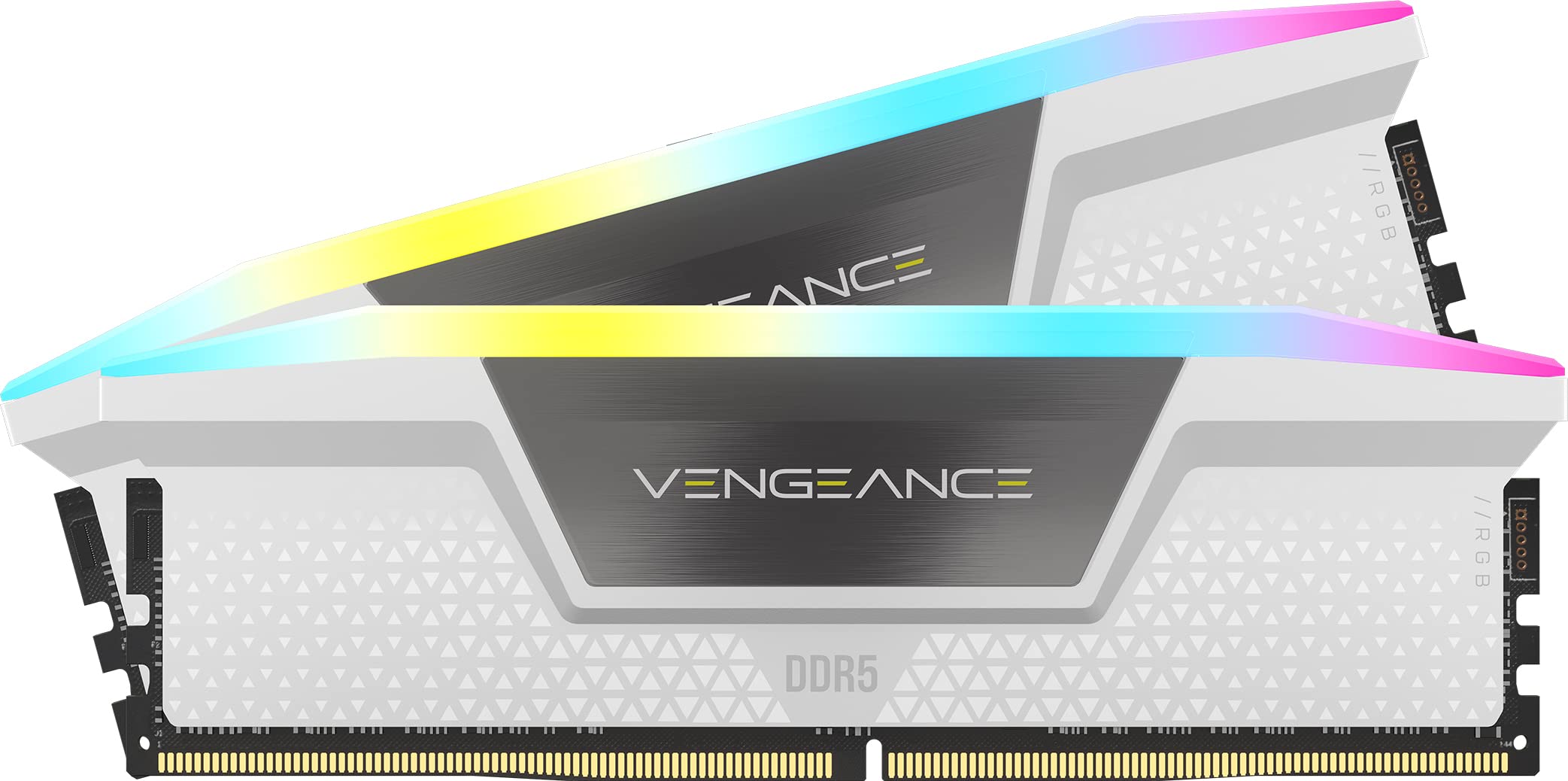 کرسیر ونجنس RGB DDR5 ۲ ۳۲GB (۲ x ۱۶GB) DDR5 ۵۲۰۰ CL۴۰-۴۰-۴۰-۷۷ ۱.۲۵V حافظه اینتل XMP - سفید