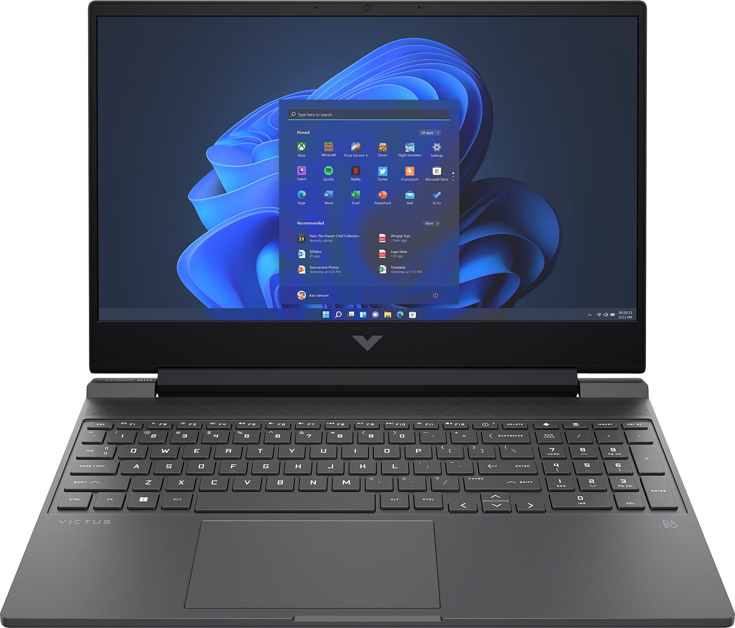 لپ تاپ بازی HP Victus 15.6 اینچ - Intel Core i5-12450H - حافظه 8 گیگابایتی - کارت گرافیک NVIDIA GeForce GTX 1650 - حافظه داخلی 512 گیگابایتی SSD - رنگ میکا نقره ای - مدل 15-fa0031dx