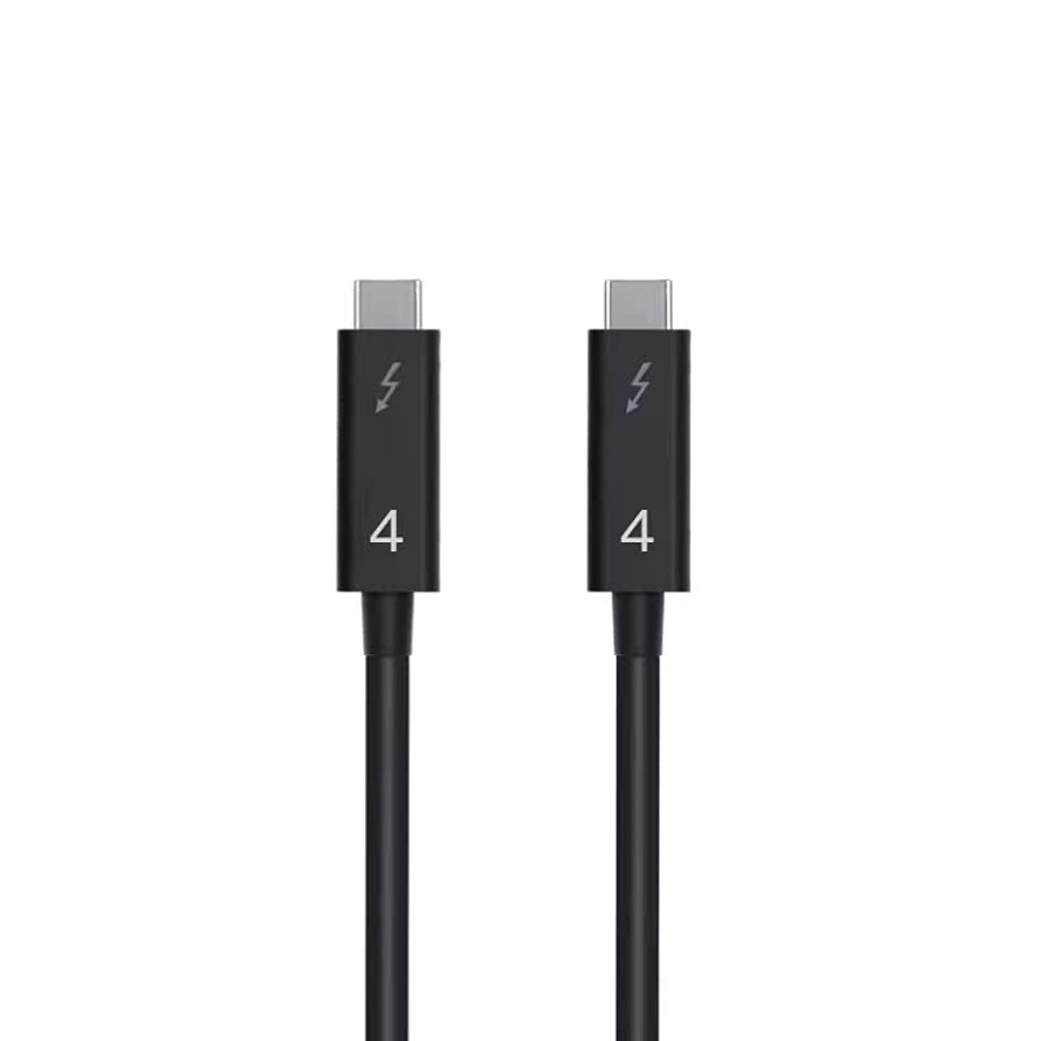 کابل Thunderbolt 4 (0.5M، 1M، 2M)، سازگار با TB3 USB4، انتقال داده 40Gbps با شارژ 100 وات (20 ولت 5 آمپر)، کابل USB C کار می کند با MacBook، Docking، eGPU، نمایشگرها، دستگاه های داده و موارد دیگر (1m)