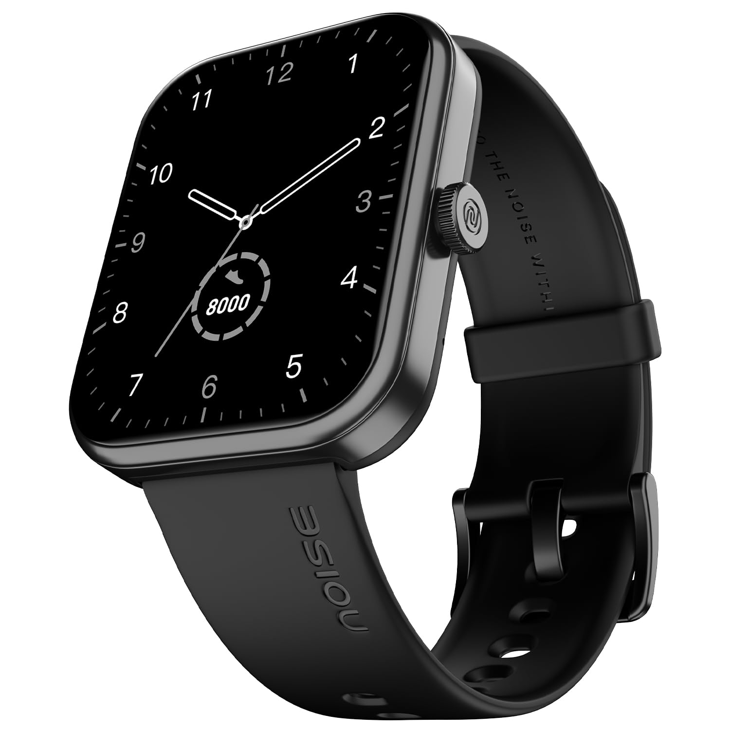 مچ‌بند هوشمند Noise Pulse 2 Max با صفحه نمایش 1.85 اینچ، قابلیت تماس بلوتوث، باتری 10 روزه، روشنایی 550 نیت، حالت خاموش هوشمند، 100 حالت ورزشی، بیش از 150 طرح صورتی بر اساس ابر، مچ‌بند هوشمند برای آقایان و خانم‌ها (مشکی جت)