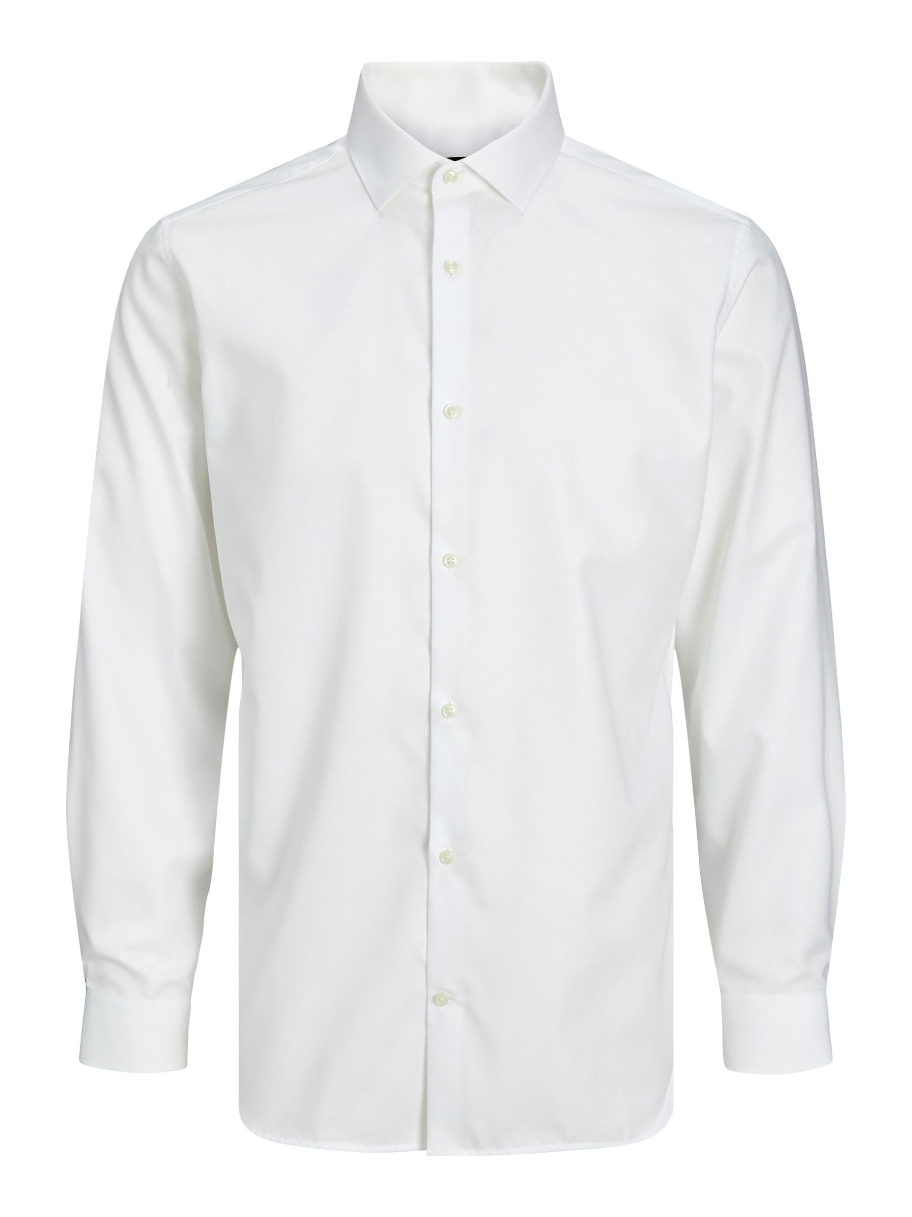 پیراهن بلند آستین JACK & JONES مردانه مدل BLAPARKER، سایز XXL - رنگ سفید