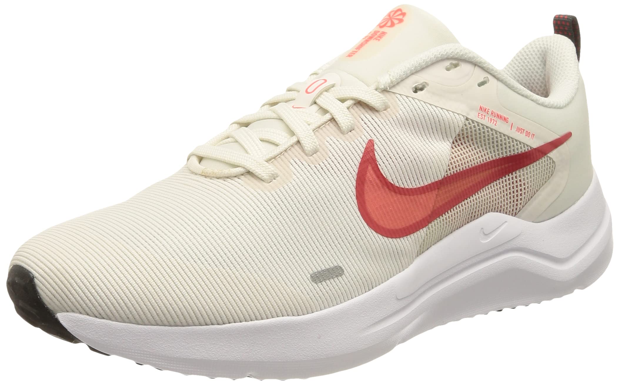کفش زنانه نایک Nike Downshifter 12 از سایز 40.5 یونیورسیتی رد فانتوم سفید