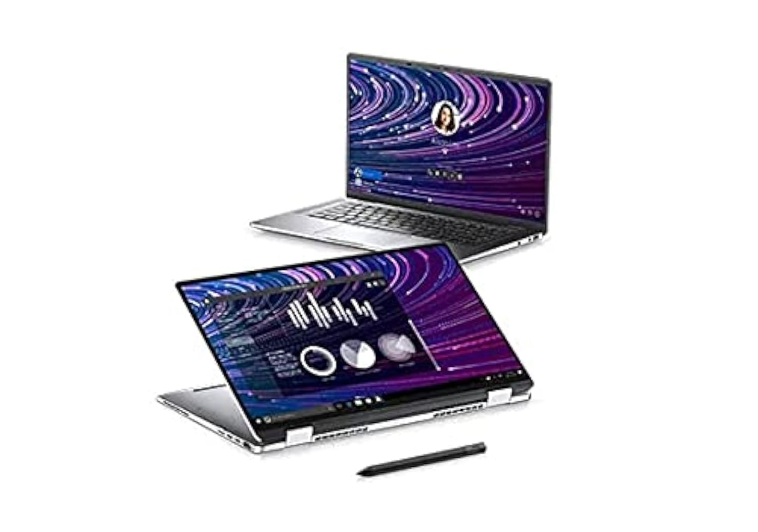 دل لتیتود 9000 9520 15 اینچ لمسی قابل تبدیل 2 در 1 نوت بوک - Full HD - 1920 x 1080 - اینتل کور i5-1145G7 چهار هسته‌ای (4 هسته) 2.60 گیگاهرتز - 16 گیگابایت رم - 256 گیگابایت اس اس دی وین 11 پرو (تجدید شده)