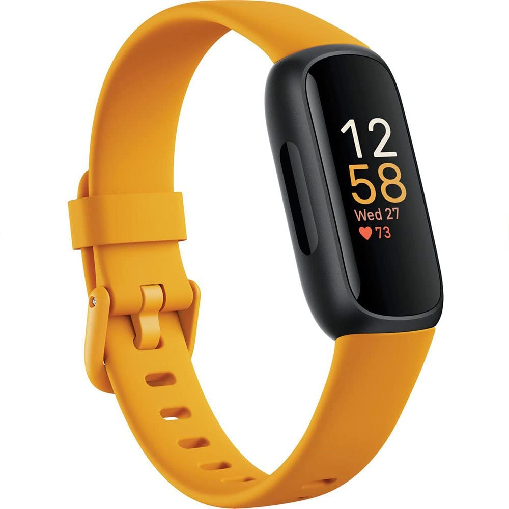 پیگیر فعالیت Fitbit Inspire 3 با عضویت Premium 6 ماهه، زندگی باتری تا 10 روز و امتیاز روزانه آمادگی - سیاه/تابناک، یک اندازه سیاه/تابناک، مدرن