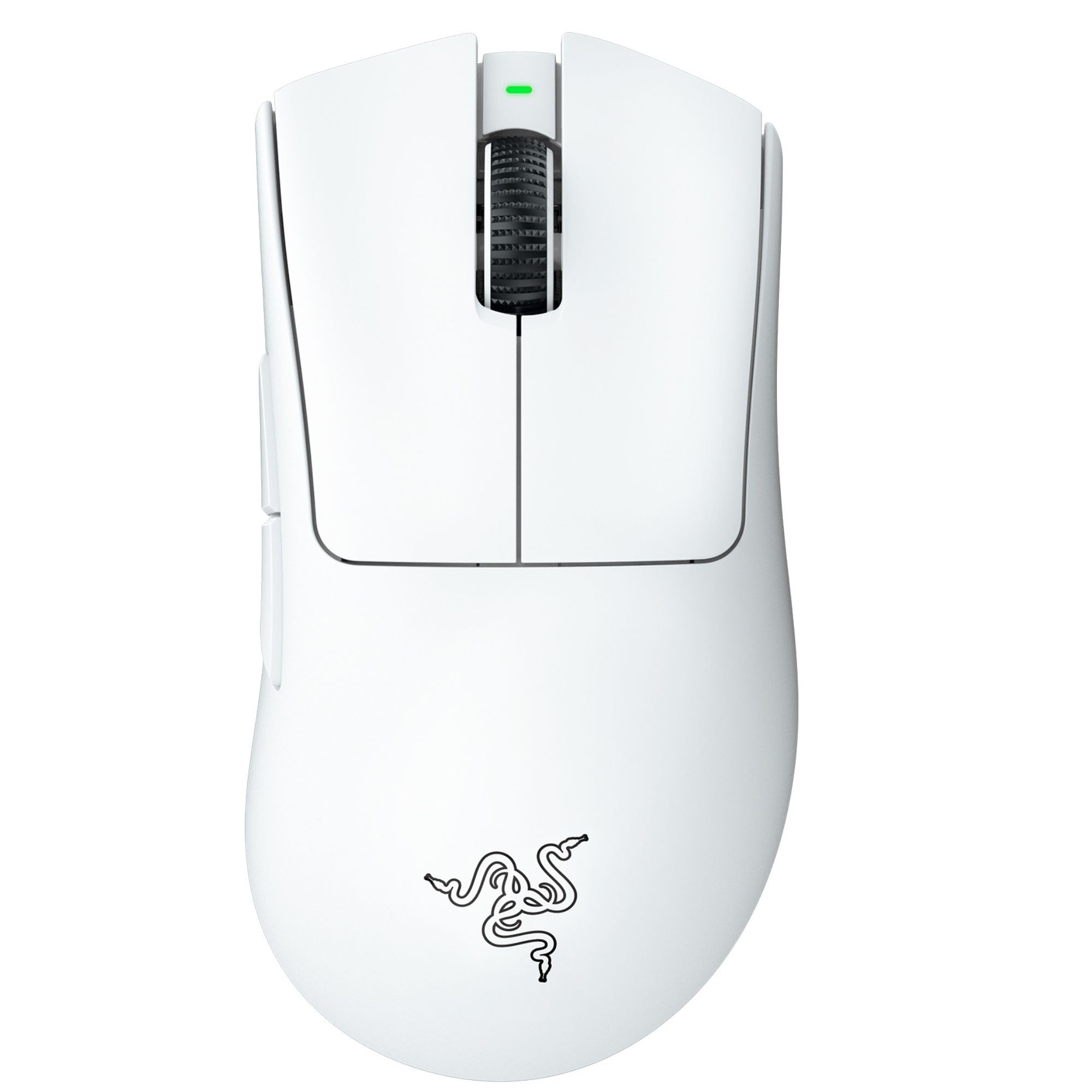 موشوار فعالیت بی‌سیم Razer DeathAdder V3 Pro: گیمینگ - سبک با وزن ۶۴ گرم - سنسور اپتیکال با دقت ۳۰ هزار DPI - سوئیچ‌های اپتیکال نسل سوم - ۸ کنترل قابل برنامه‌ریزی - باتری تا ۹۰ ساعت کارکرد - سفید ۱۰۰۰ هرتز