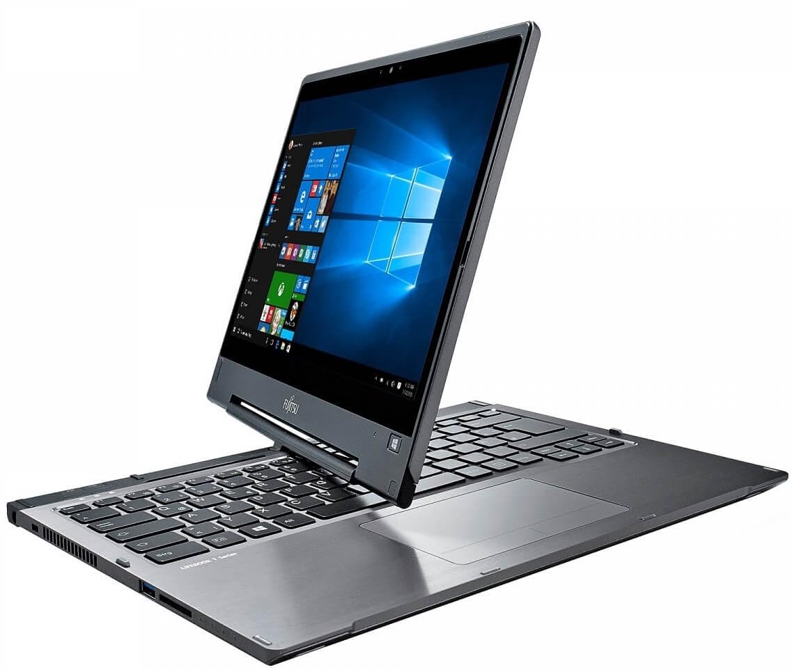 لپ تاپ تجاری Fujitsu (تجدید نظر شده) LifeBook T937. | Intel Dual-Core i7-7600U تا 3.9 گیگاهرتز CPU | 8GB RAM | 512GB SSD | صفحه نمایش لمسی 13.3 اینچی 360° | ویندوز | مشکی