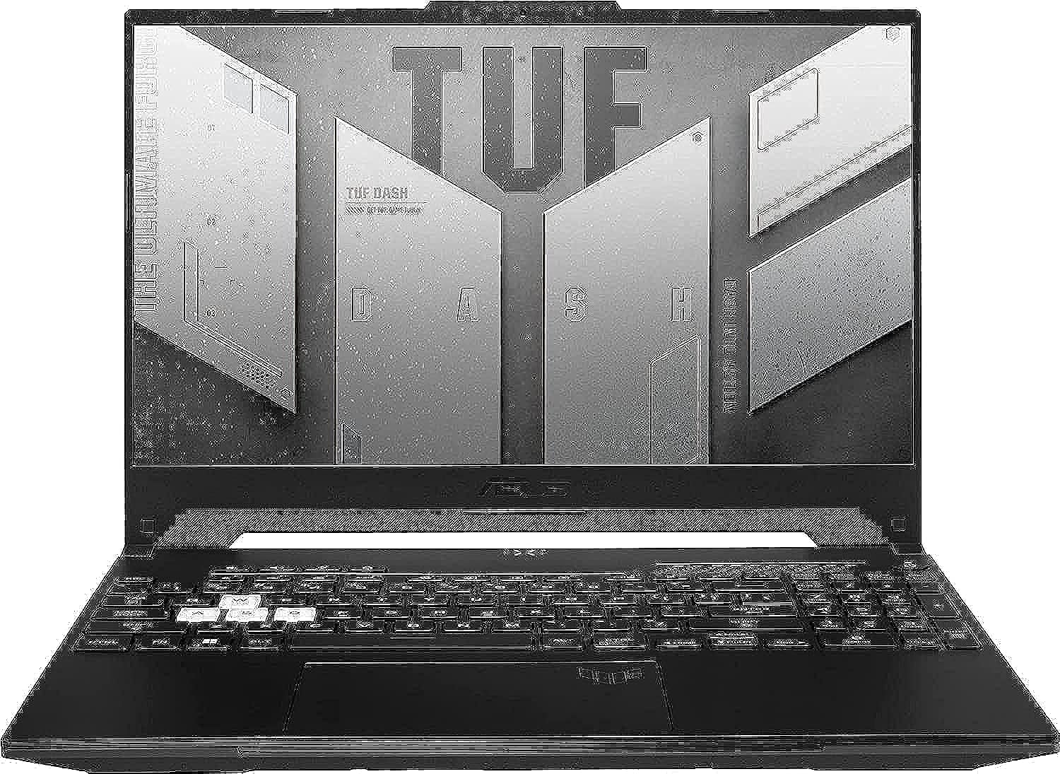 لپ تاپ بازی ۱۴۴Hz ایسوس Tuf Dash FX517Z 15.6 اینچ، پردازنده اینتل کور i7-12650H نسل ۱۲، ۱۶GB RAM DDR5، ۵۱۲GB SSD PCIe، NVIDIA RTX 3070 8GB، ویندوز ۱۱ هوم