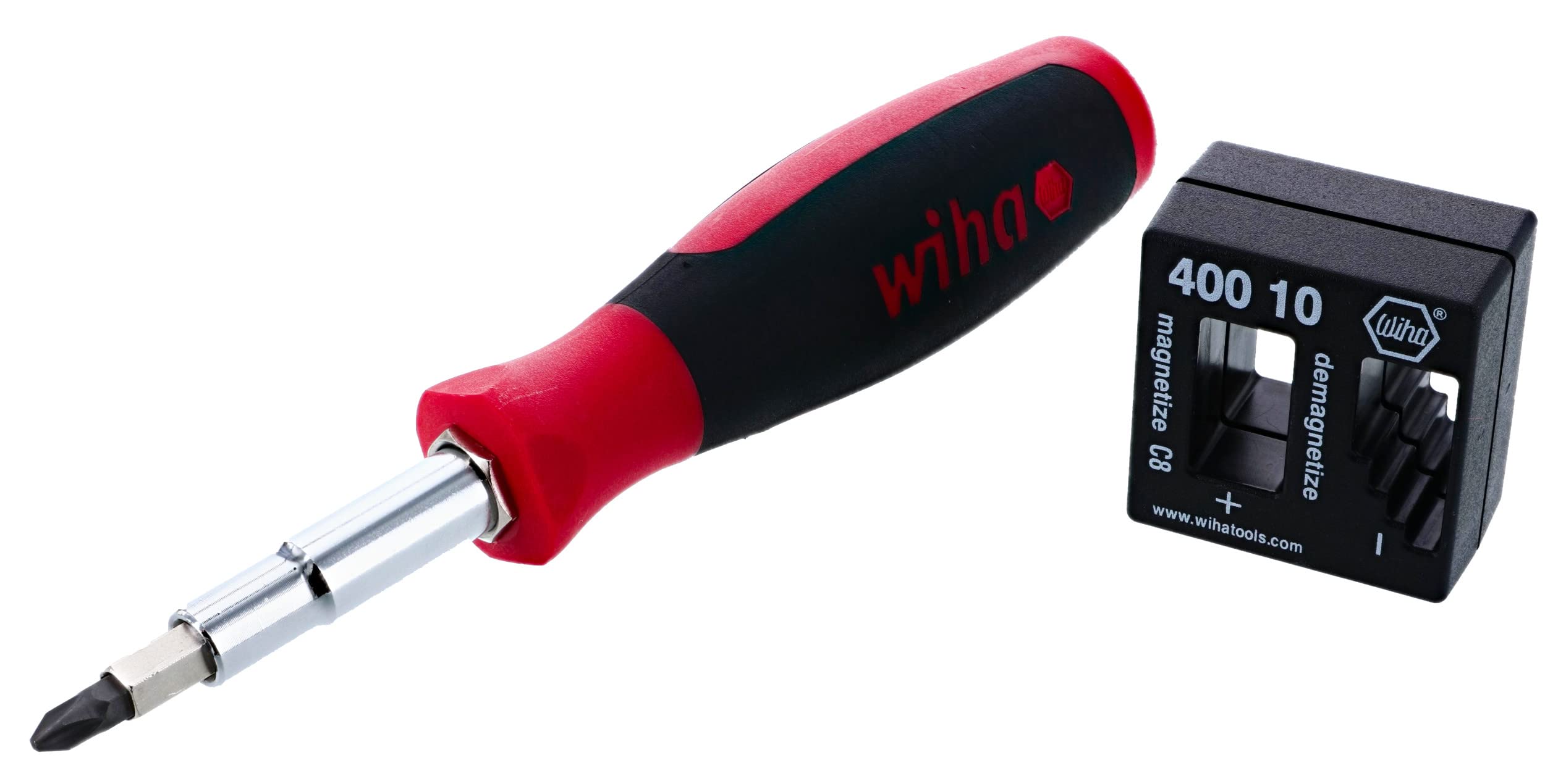 ترجمه: 
Wiha 77891 11inOne Multi-Driver با دسته SoftFinish و 40010 Magnetizer Demagnetizer با Magnetizer Demagnetizer