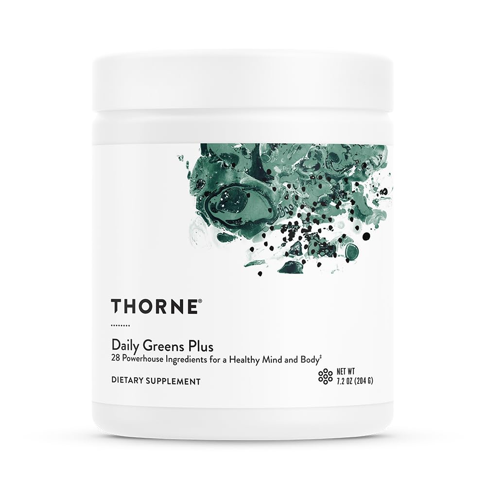 تورن Daily Greens Plus - پودر گیاهان کامل با چای سبز، اسپیرولینا، مورینگا و اداپتوژن، قارچ و ترکیبات آنتی اکسیدان - طعم منعش نعناعی ۲۰۴ گرم - ۳۰ پورسیون