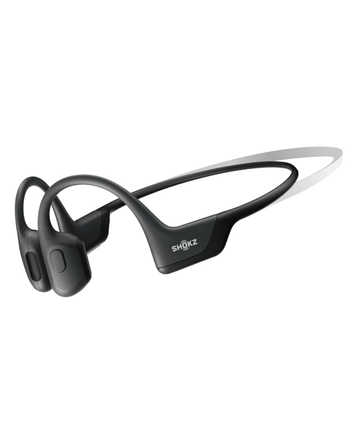هدفون استخوانی بی سیم SHOKZ OpenRun Pro (اندازه کوچک)، هدفون‌های اوپن-ایر ورزشی بلوتوث دارای میکروفون، مقاوم در برابر آب IP55 برای دویدن و ورزش، زمان پخش 10 ساعته، رنگ مشکی، بندور مینی مشکی
