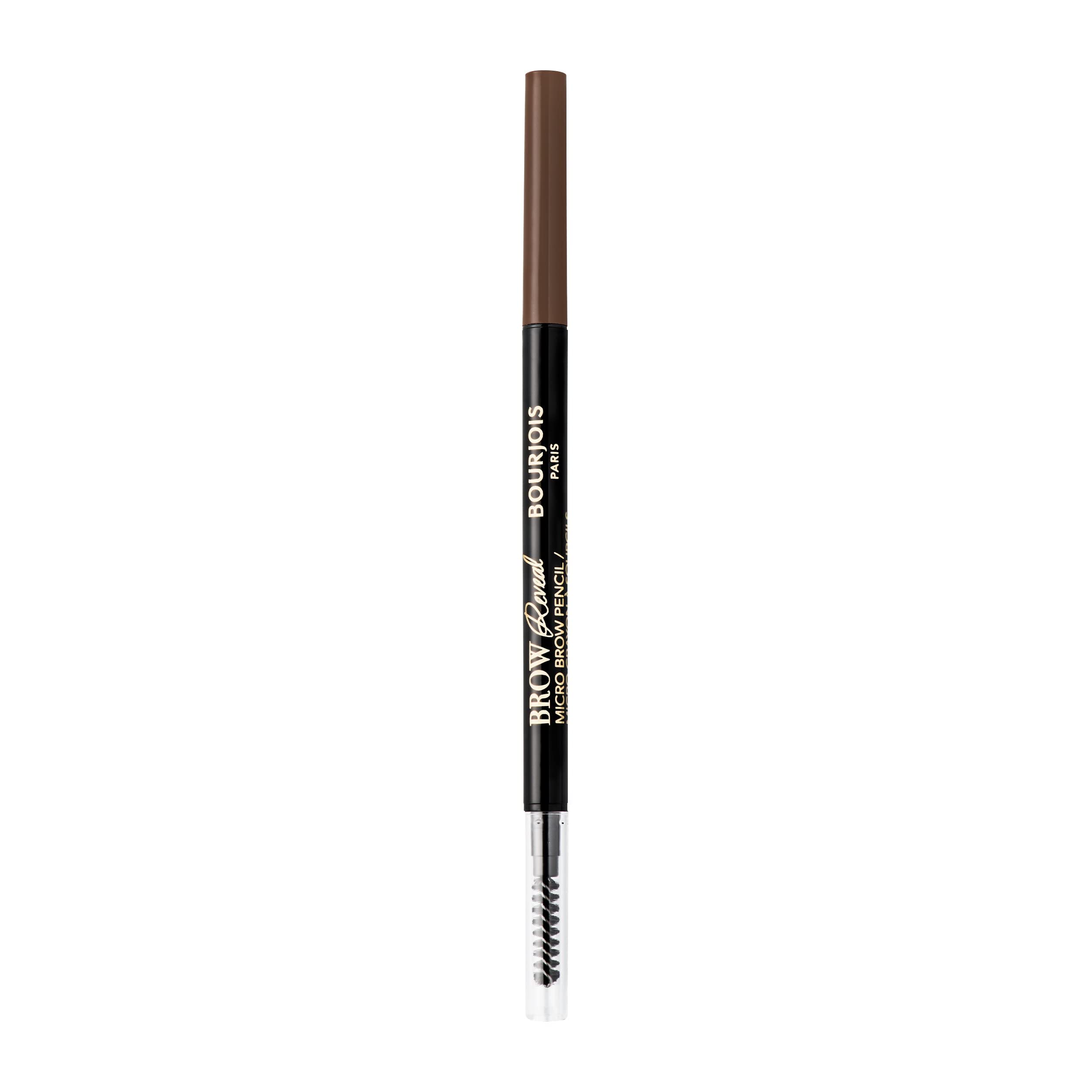 مداد ابروی Bourjois Brow Reveal Micro Brow، مداد ابرو قهوه‌ای، فرمول وگان، مداد ابرو با برس، Soft Brown 002، 0.09 گرم