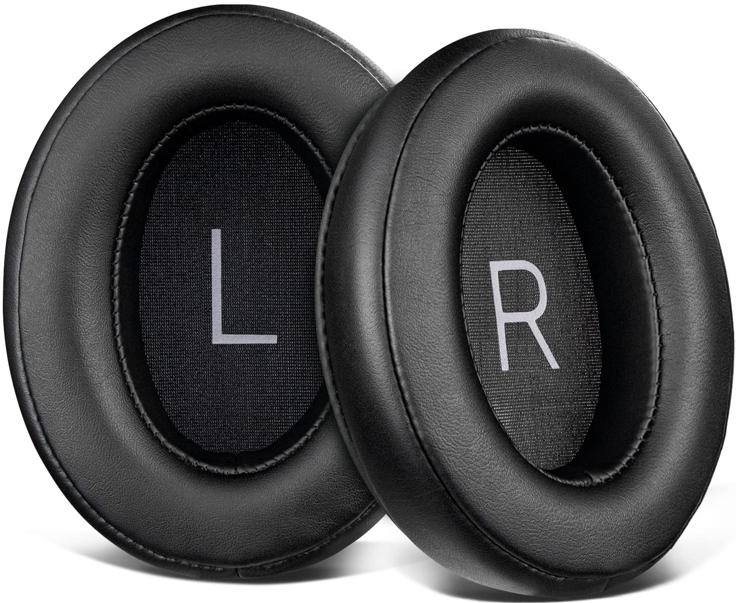 جایگزینی ایرپد پروتئینی SOULWIT برای هدفون‌های Sennheiser Momentum 3 (M3، Momentum 3.0) با قابلیت لغو نویز برای هدفون‌های Over/Around-Ear، پد‌های گوش با حافظه پنبه‌ای نرم و جلد پروتئینی-مشکی
