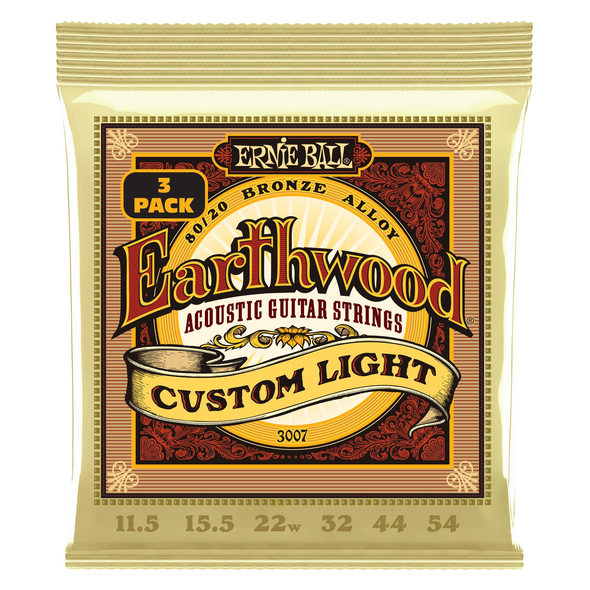 {
	"name": "Ernie Ball Earthwood 80/20 Bronze Acoustic Guitar Strings, 3 pack, 11.5 54 Gauge P02007 Custom Light (11.5-54)",
	"value": "موسیقی‌پذیر ارنی بال، زیره‌های گیتار آکوستیک برونز 80/20 با سیم‌های 3 پیچ، 11.5 54 ارگ P02007 Custom Light (11.5-54)، سفارشی سبک (11.5-54)، مجموعه 3 پک"
}