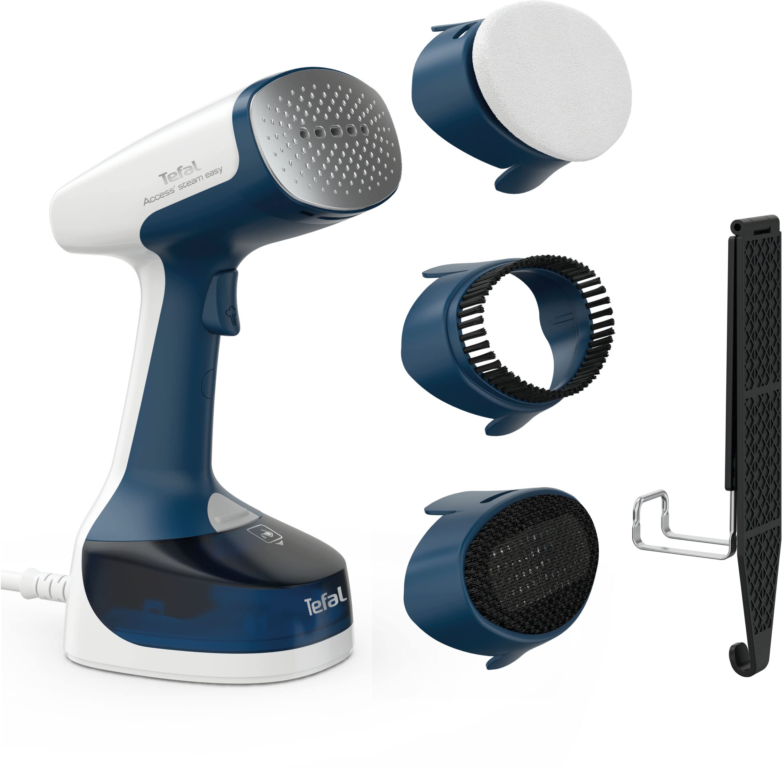 تفال DT7170 Access Steam Easy Brush، سفید/آبی 1400 وات | 25 گرم در دقیقه