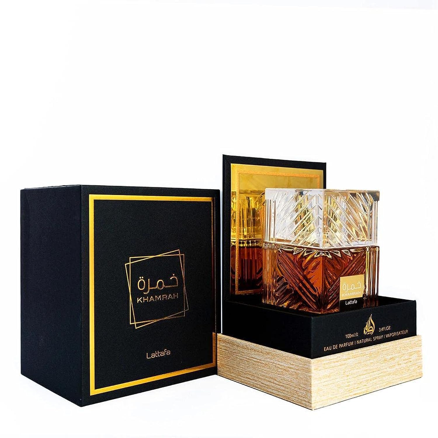 عطر ادوپرفیوم Khamrah از Lattafa Perfumes برای هر دو جنس، حجم 3.4 اونس