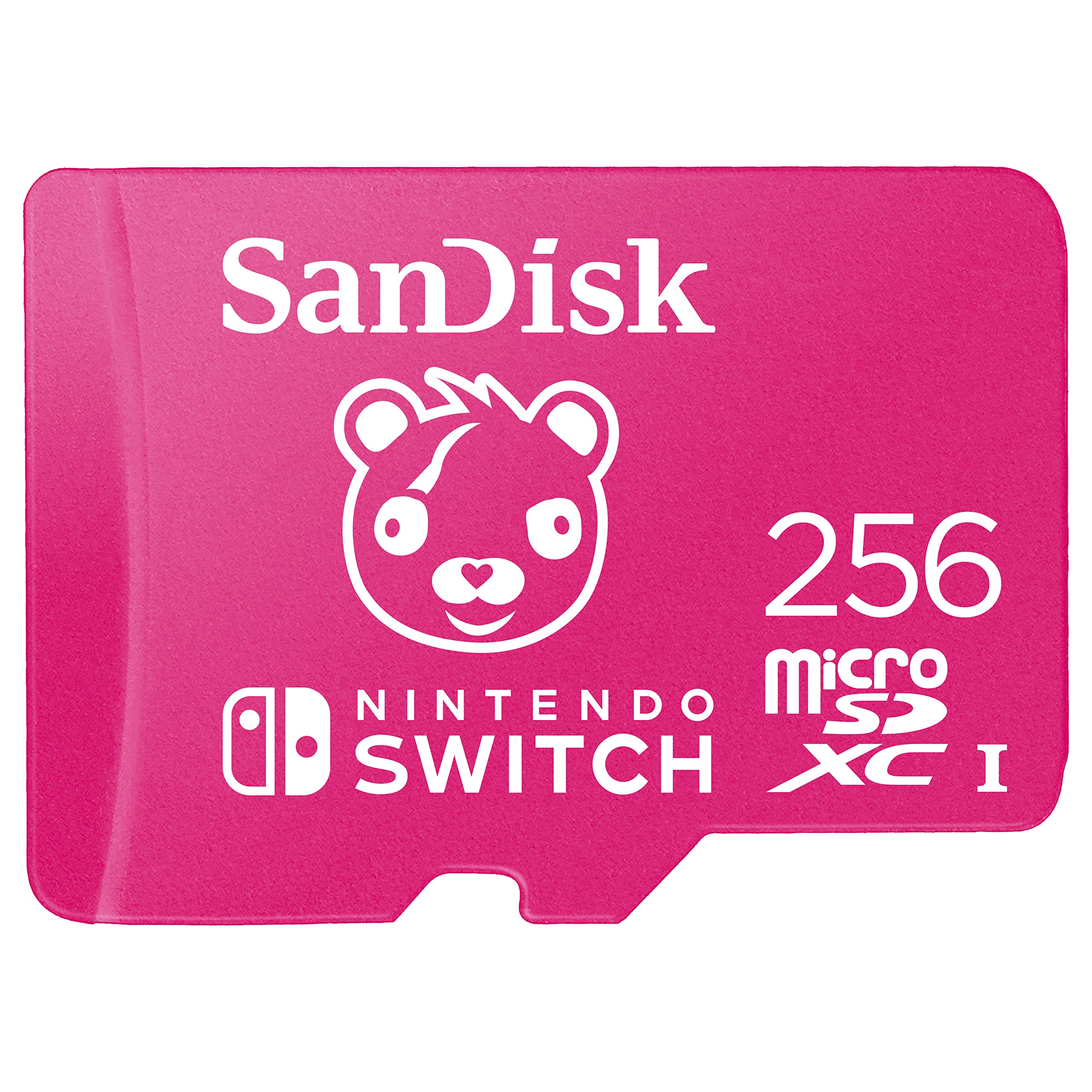 کارت حافظه 256 گیگابایتی Sandisk microSDXC برای نینتندو سوییچ، فورتنایت، با سرعت تا 100 مگابایت بر ثانیه- مدل SDSQXAO-256G-GN6ZG فورتنایت تیم Cuddle رهبر 256 گیگابایت
