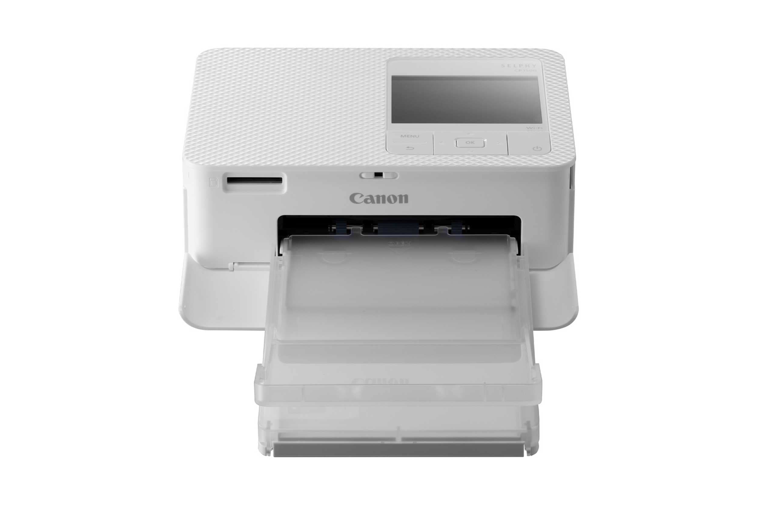 پرینتر فتوگرافی قابل حمل Canon Selphy CP1500 سفید رنگ با قابلیت WiFi