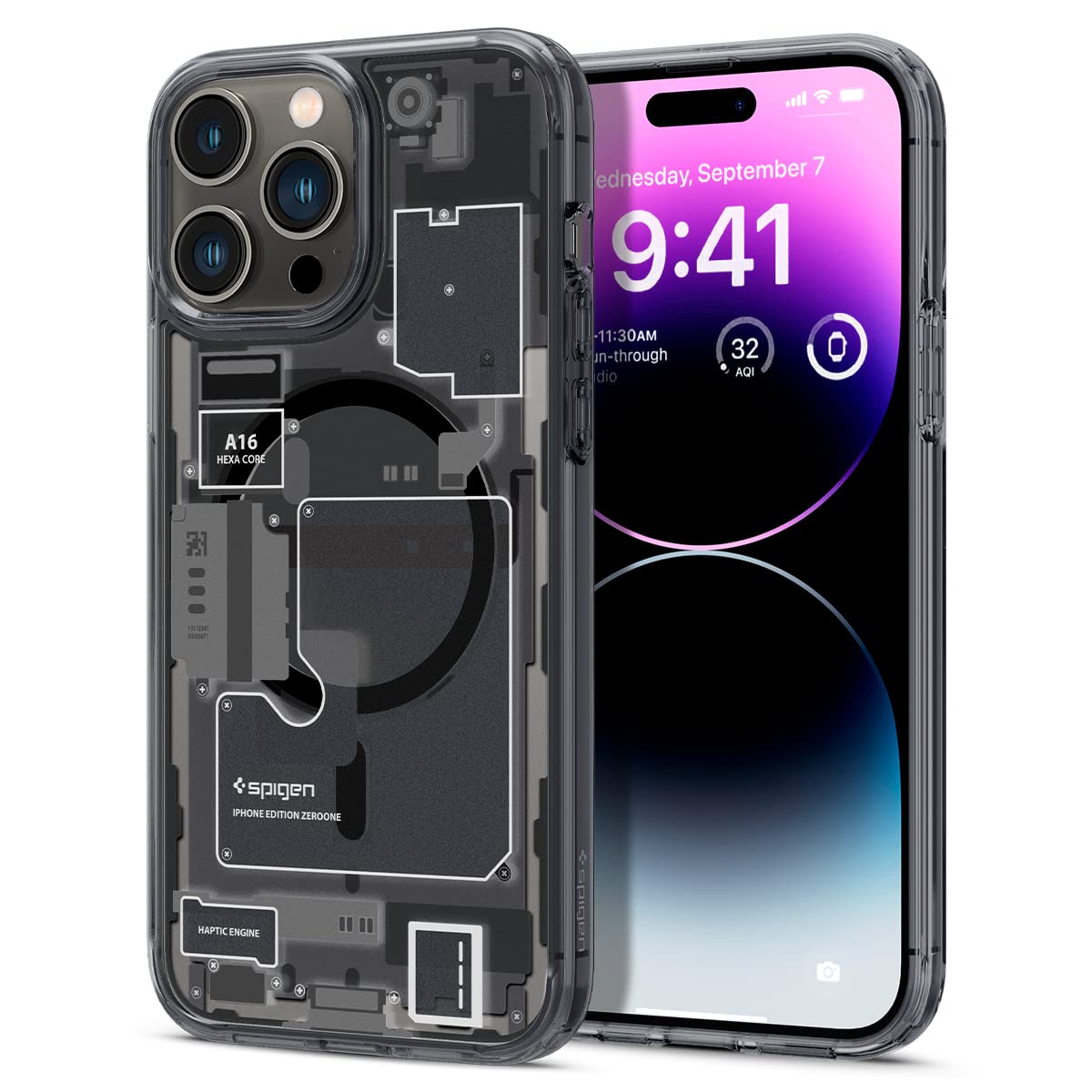 کاور محافظ Spigen Ultra Hybrid (MagFit) طراحی شده برای آیفون 14 پرو مکس قابل استفاده با تکنولوژی MagSafe - صفر یک