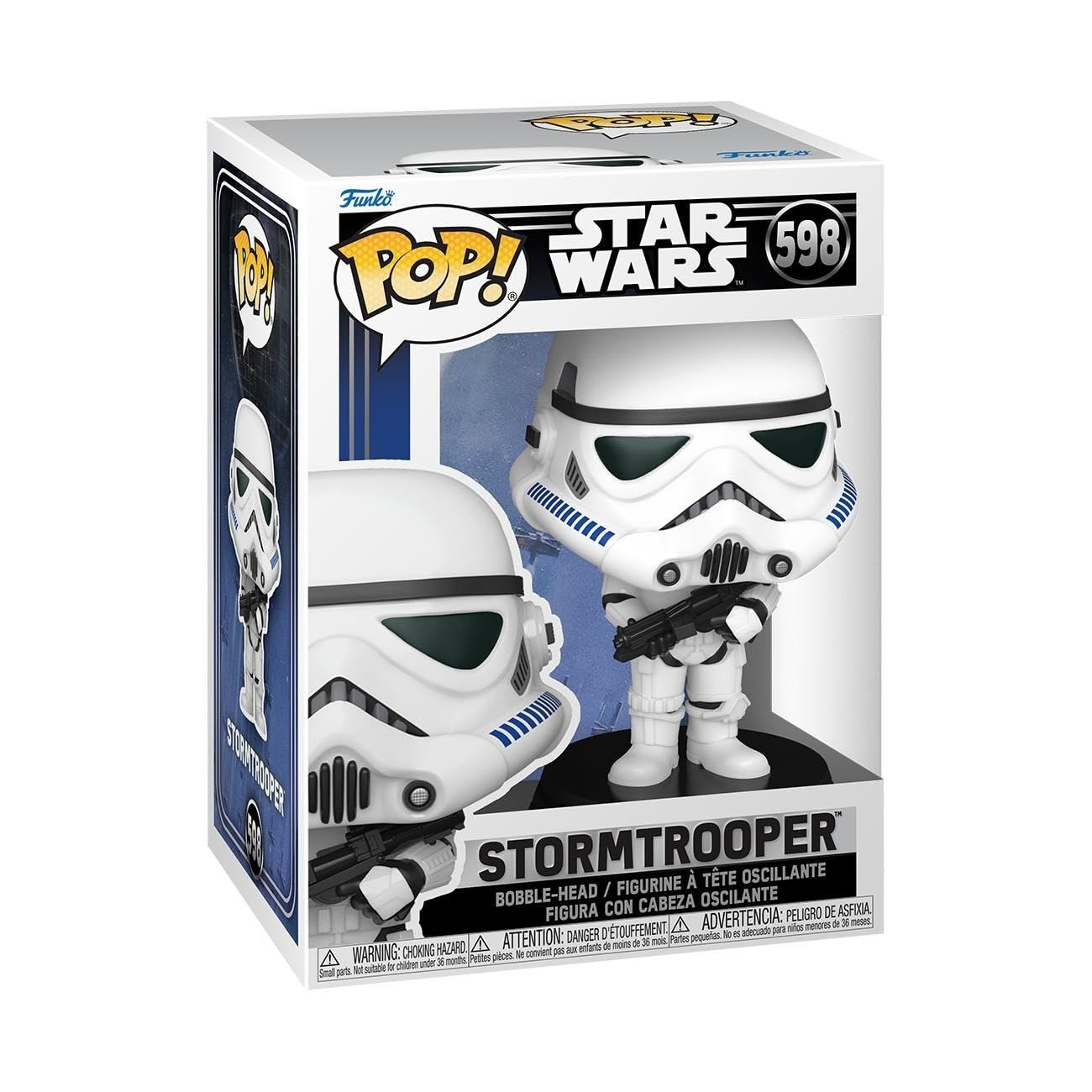 فیگور وینیل قابل جمع آوری - ایده هدیه - کالکشن استار وارزِ شکافِ مخصوصِ Stormtrooper - انتشار محدود - برای کودکان و بزرگسالان و علاقمندان به فیلم - مدل فیگور جدید کلاسیک - Stormtrooper