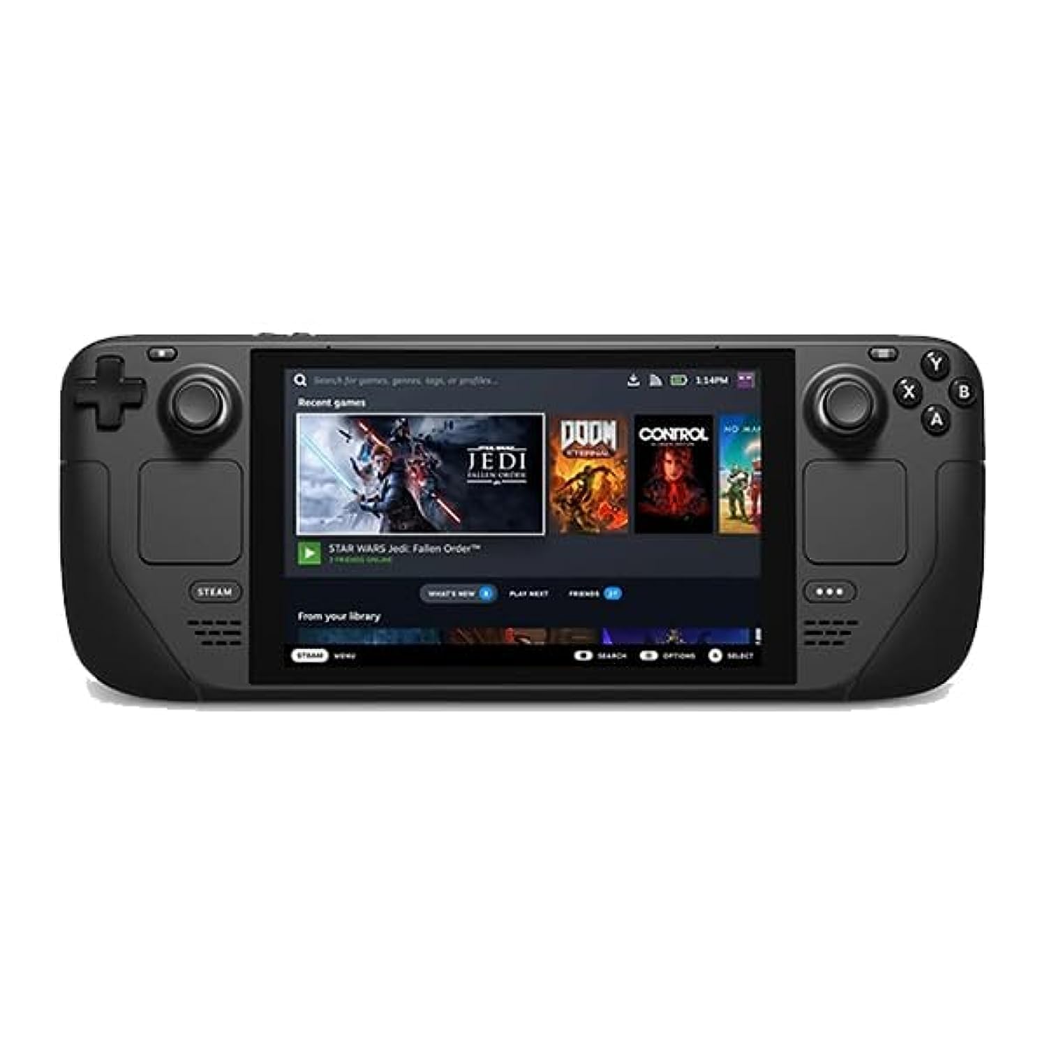 دستگاه بازی‌های قابل‌حمل VALVE Steam Deck 64GB eMMC + 16GB RAM، 7 اینچ، SteamOS 3.0 با حافظه 64 گیگابایت