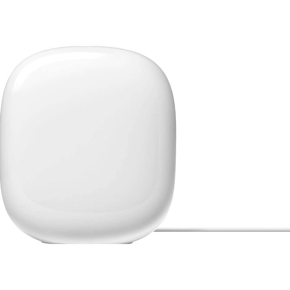 Google Nest WiFi Pro - Wi-Fi 6E - سیستم وای فای خانگی قابل اعتماد با سرعت سریع و پوشش کامل خانه - روتر مش - بسته 1 عددی اسنو