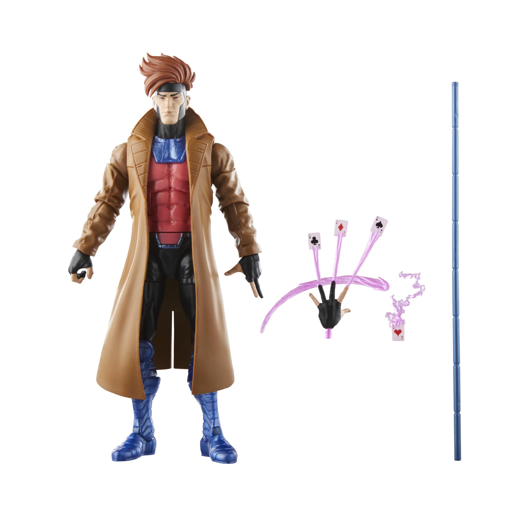 مارول Hasbro Legends Series Gambit, ایکس-من ۹۷ مجموعه‌ای از عکس‌های قابل جمع‌آوری ۶ اینچی، عکس‌های اکشن لجندز، مدرن F6547