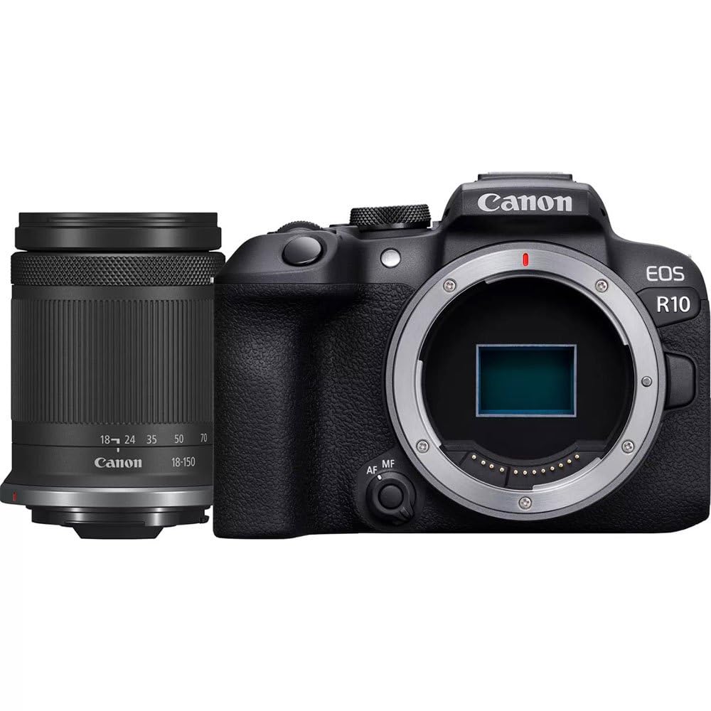 دوربین بدون آینه کانن EOS R10 و لنز RF-S 18-150 میلی‌متر F3.5-6.3 IS STM  R10 18-150 IS STM