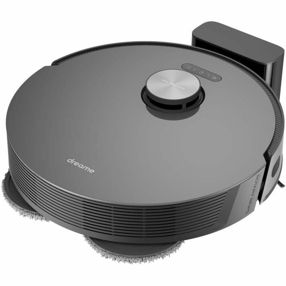 جاروبرقی رباتی Dreame L10s Pro 2 در 1، مابینه‌های چرخشی، تشخیص موانع سه‌بعدی، نقشه‌برداری چندسطحی، مکش قدرتمند 5300 پاسکال برای فرش‌های سخت، موکت‌ها، موهای حیوانی، فناوری WiFi/APP/Alexa، رنگ سیاه RLS6L