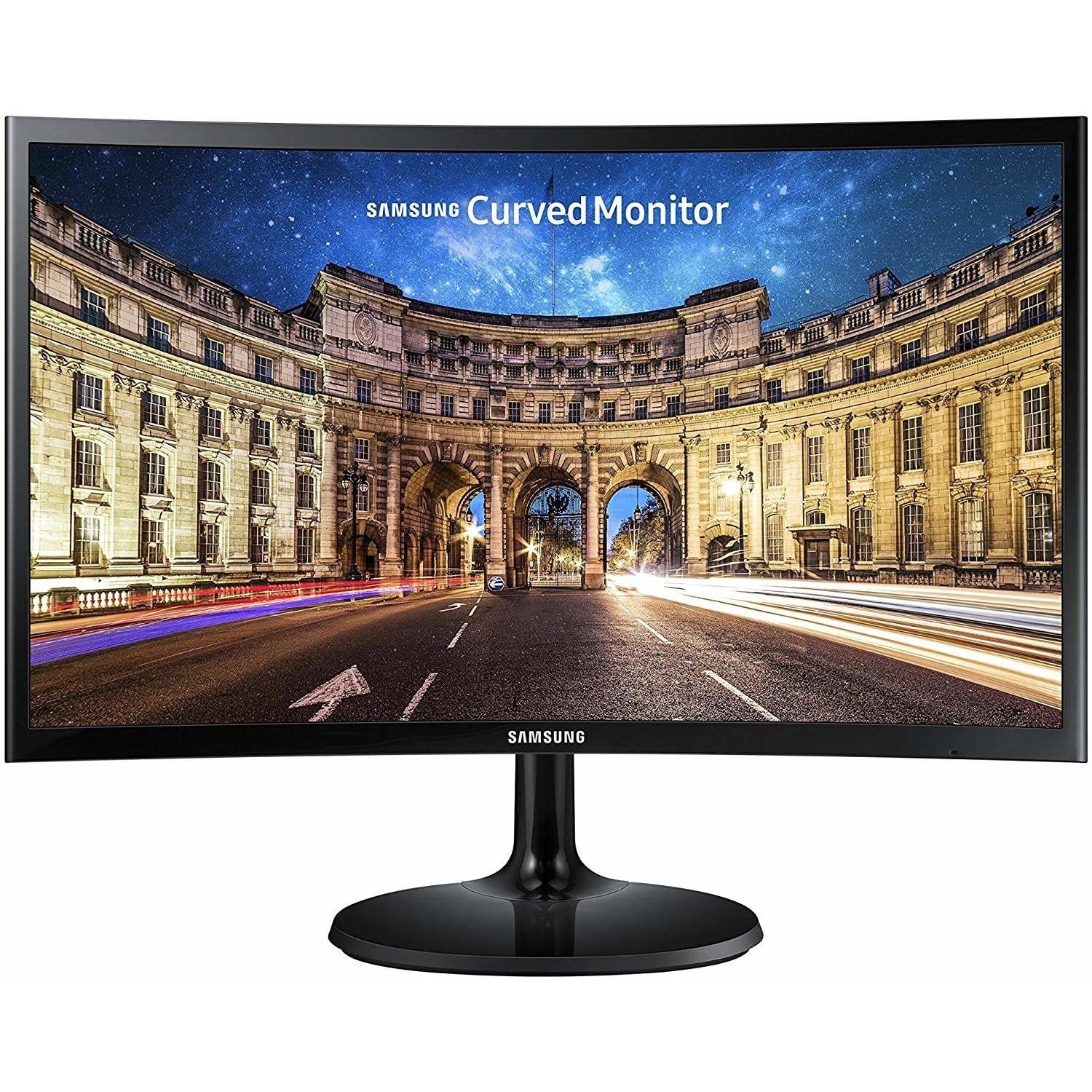 مانیتور LED منحنی سامسونگ C27F390 27 اینچ FullHD 1080p - 1920x1080، HDMI، VGA (تجدید نظر شده)