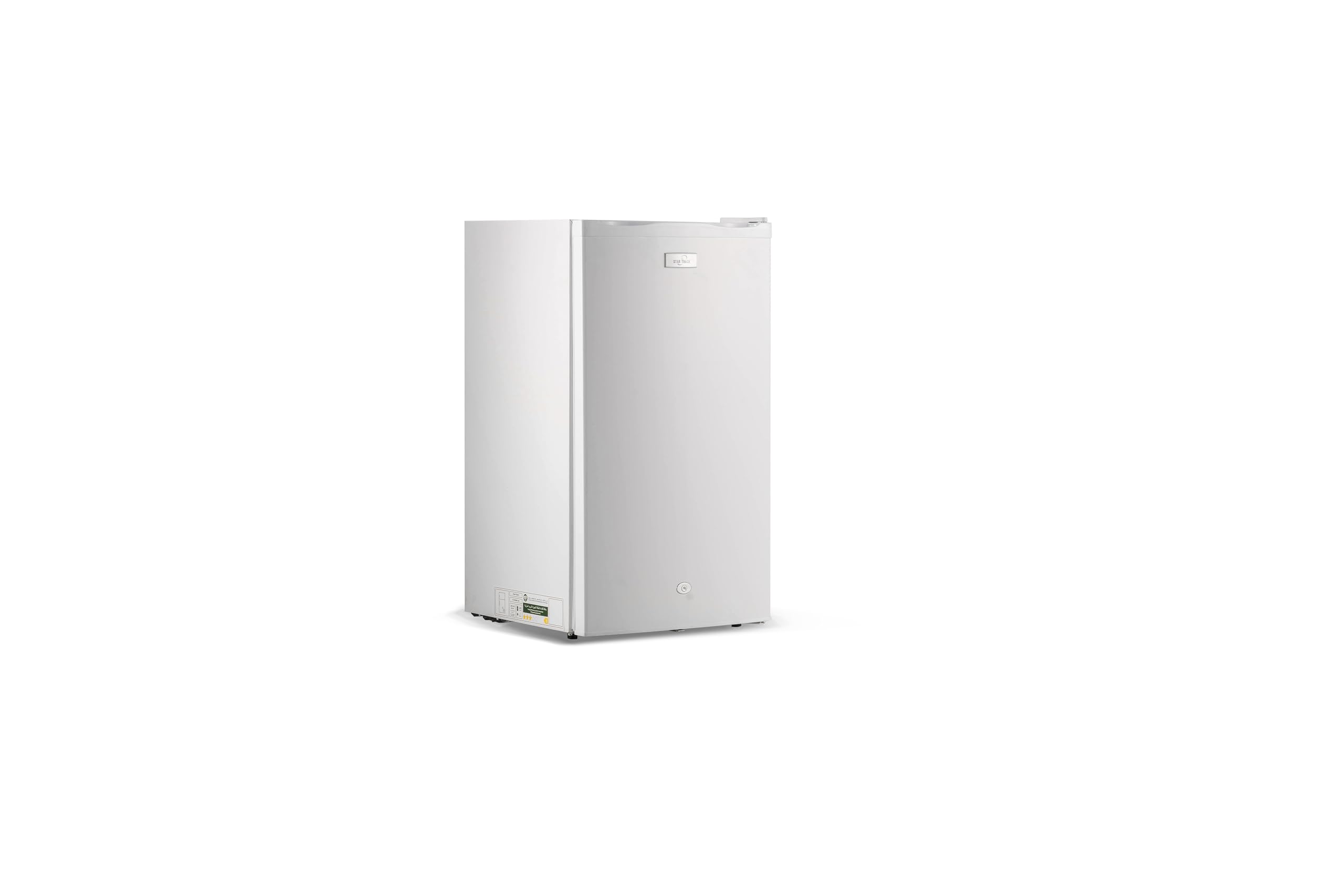 یخچال تک در Star Track با ظرفیت حجم خام ۱۱۰ لیتر همراه با قفل کودک رنگ سفید شیک (ST FRGW-110L)
