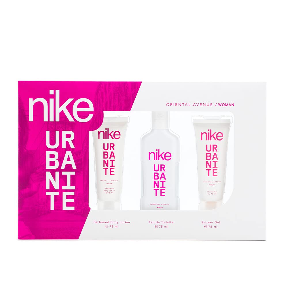 سِت هدیه زنانه Nike Urbanite Oriental Avenue شامل ادکلن 75 میلی‌لیتر + لوسیون بدن 75 میلی‌لیتر + ژل حمام 75 میلی‌لیتر