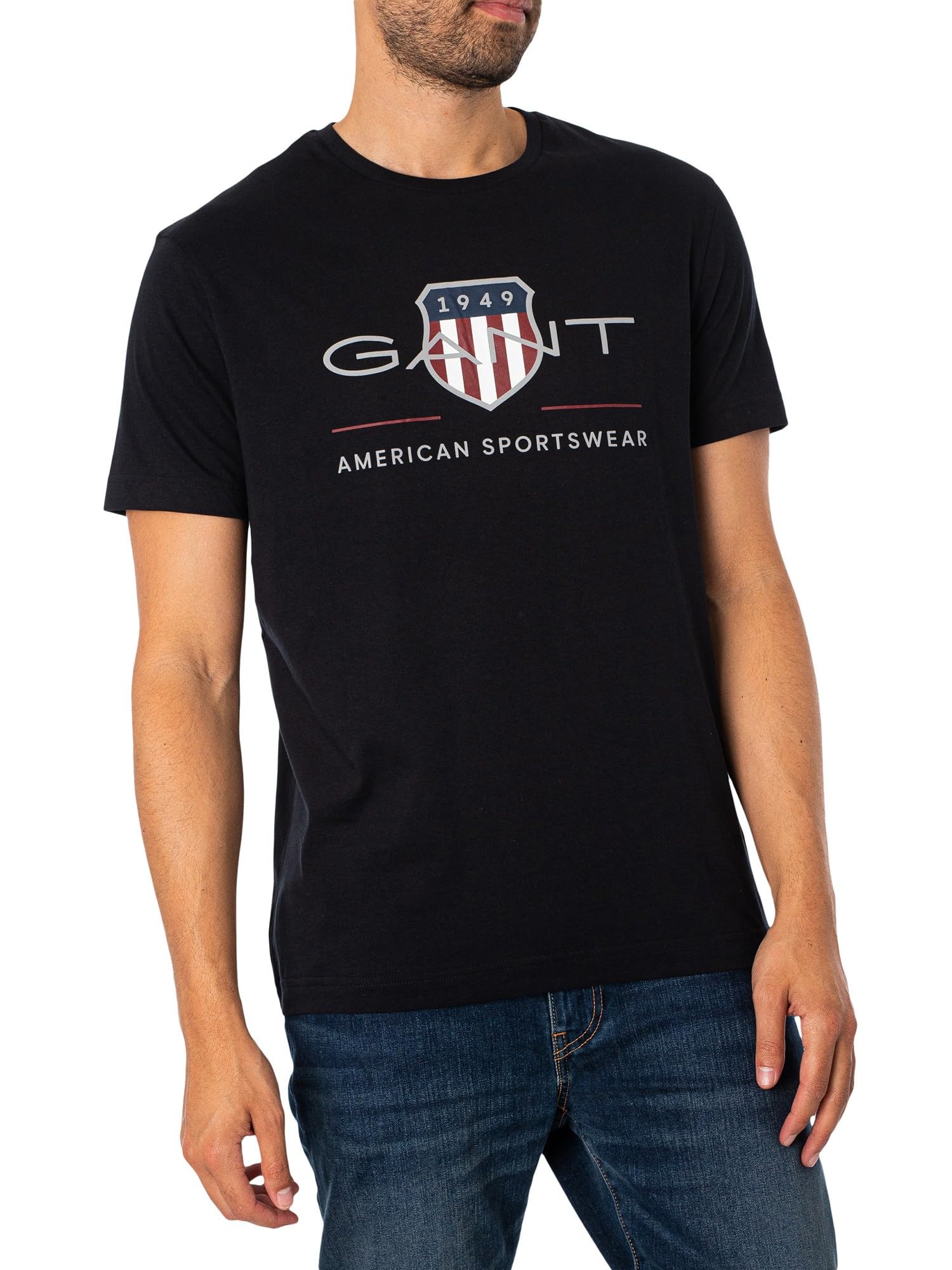 پیراهن GANT مردانه 2003199-110 آرشیو شیلد XL سیاه